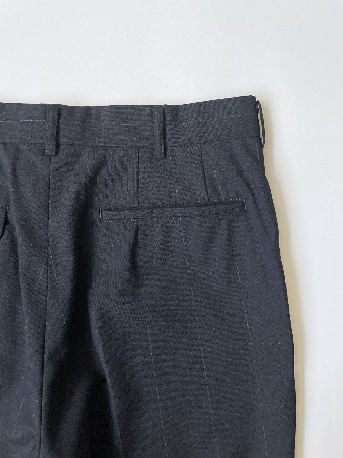 Comme des Garcons S/S 05 Grid Check Check Wool Trousers Size US 32 / EU 48 - 16 Thumbnail