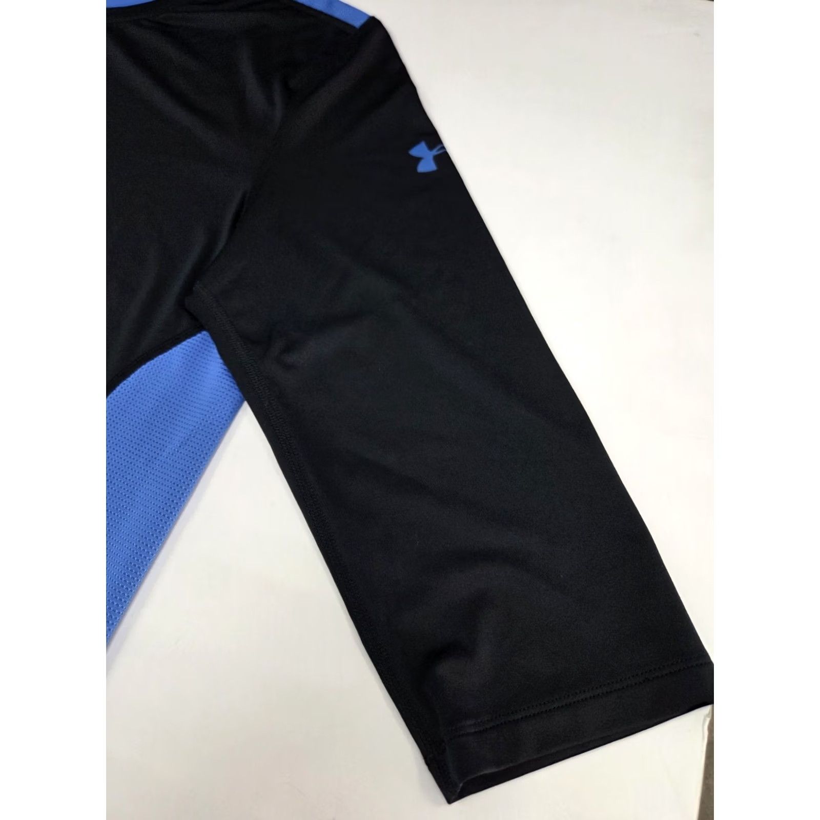 Under Armour Under Armour Mens Fitted 3/4 Sleeve HeatGear Shirt Blue/Black M Size US M / EU 48-50 / 2 - 6 Thumbnail