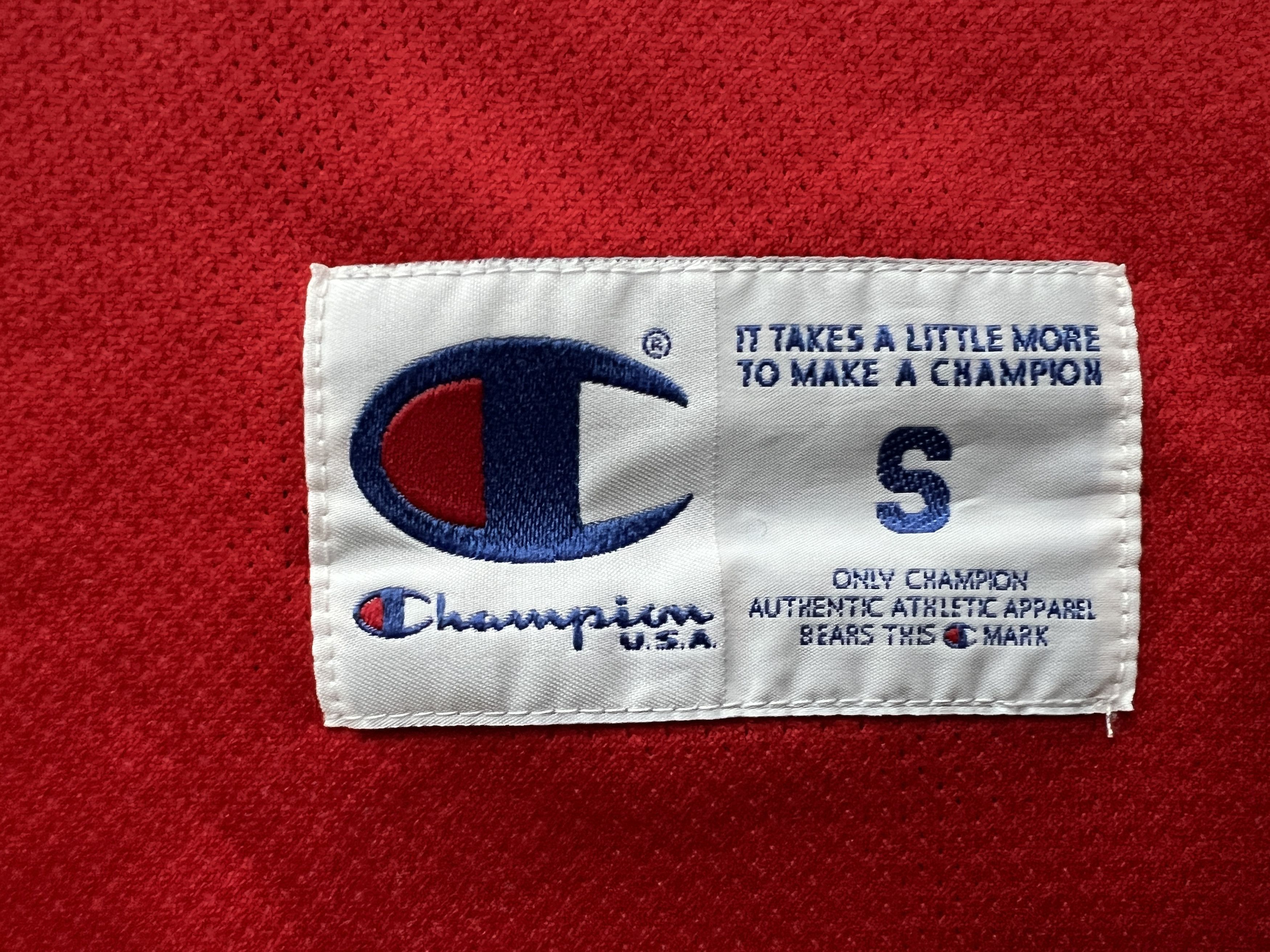 Champion VINTAGE CHAMPION USA CHICAGO BULLS JORDAN 23 NBA RED JERSEY Size US S / EU 44-46 / 1 - 5 Thumbnail