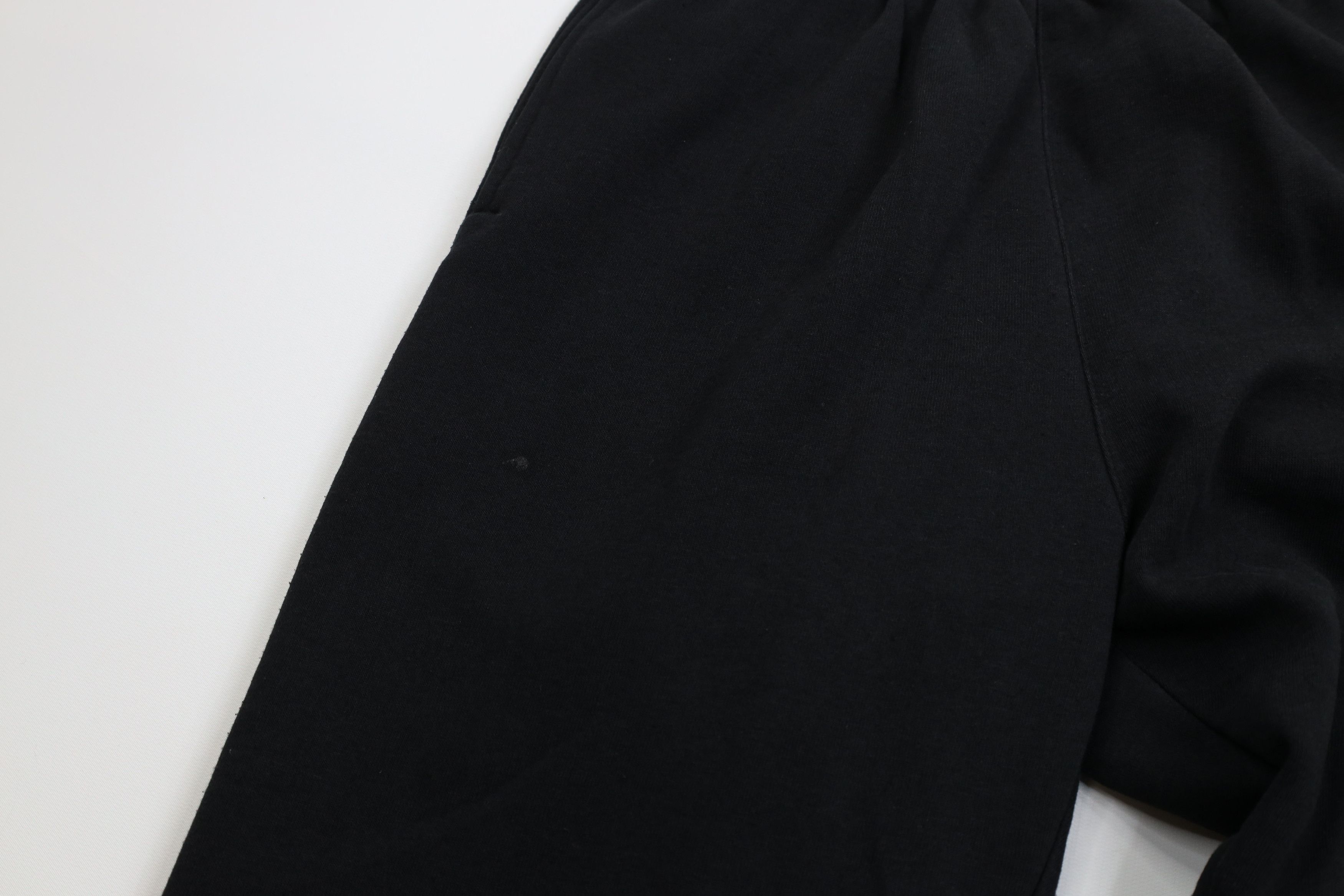 Vintage Vintage 90s Streetwear Blank Sweatpants Pants Black Size 26" / US 2 / IT 38 - 6 Thumbnail