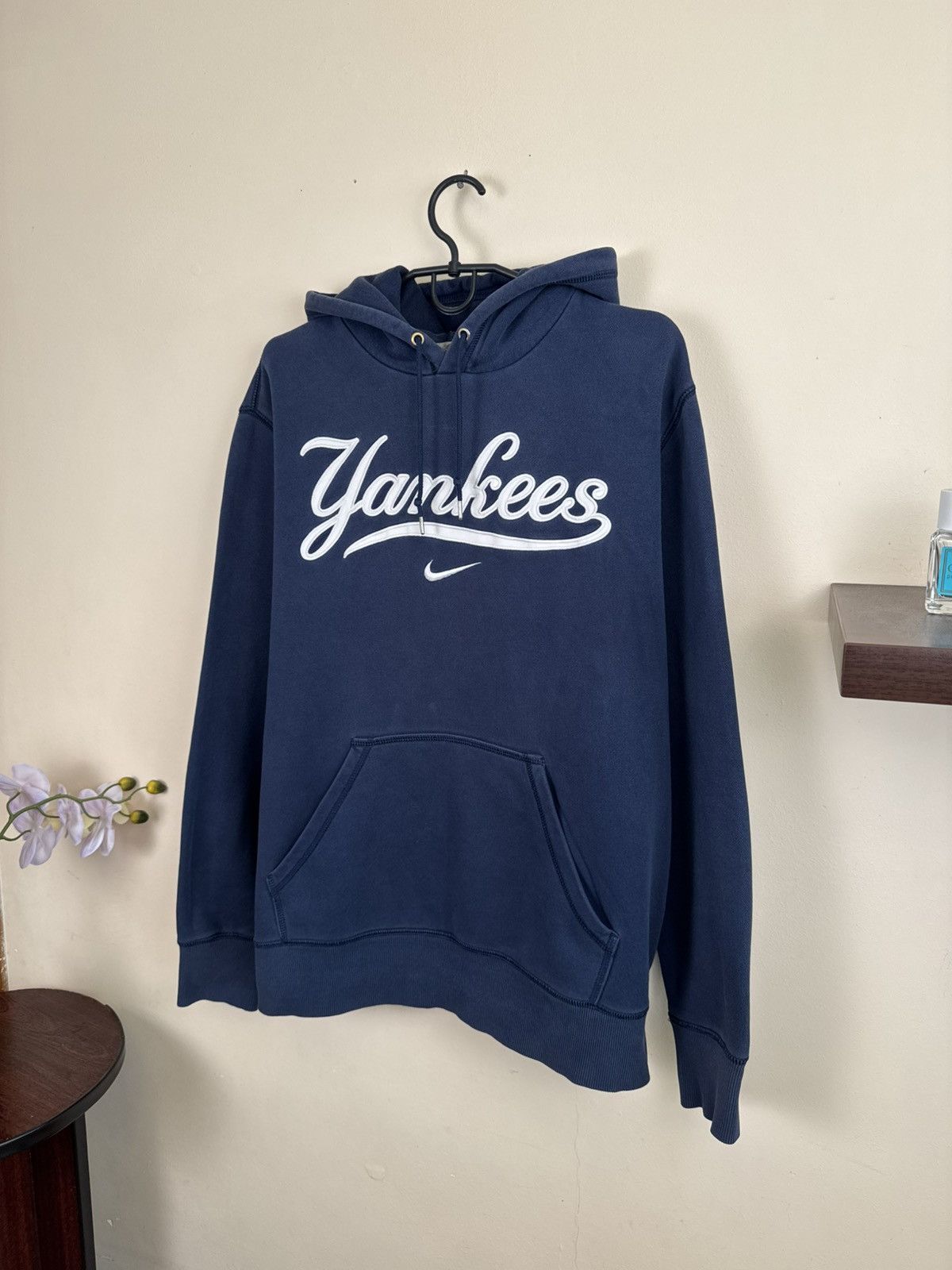 New York Yankees Vintage New York Yankees Hoodie Mens XL MLB Center Nike Size US XL / EU 56 / 4 - 4 Thumbnail