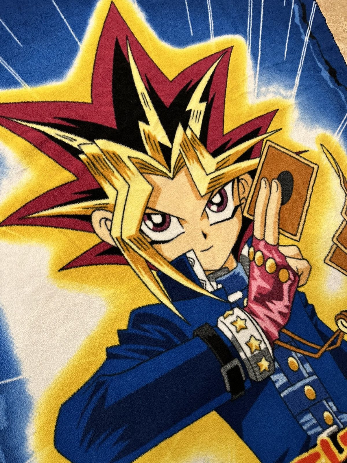 Cartoon Network Vintage Yu Gi Oh! Yugioh 1996 Throw Blanket Fleece Size ONE SIZE - 4 Thumbnail