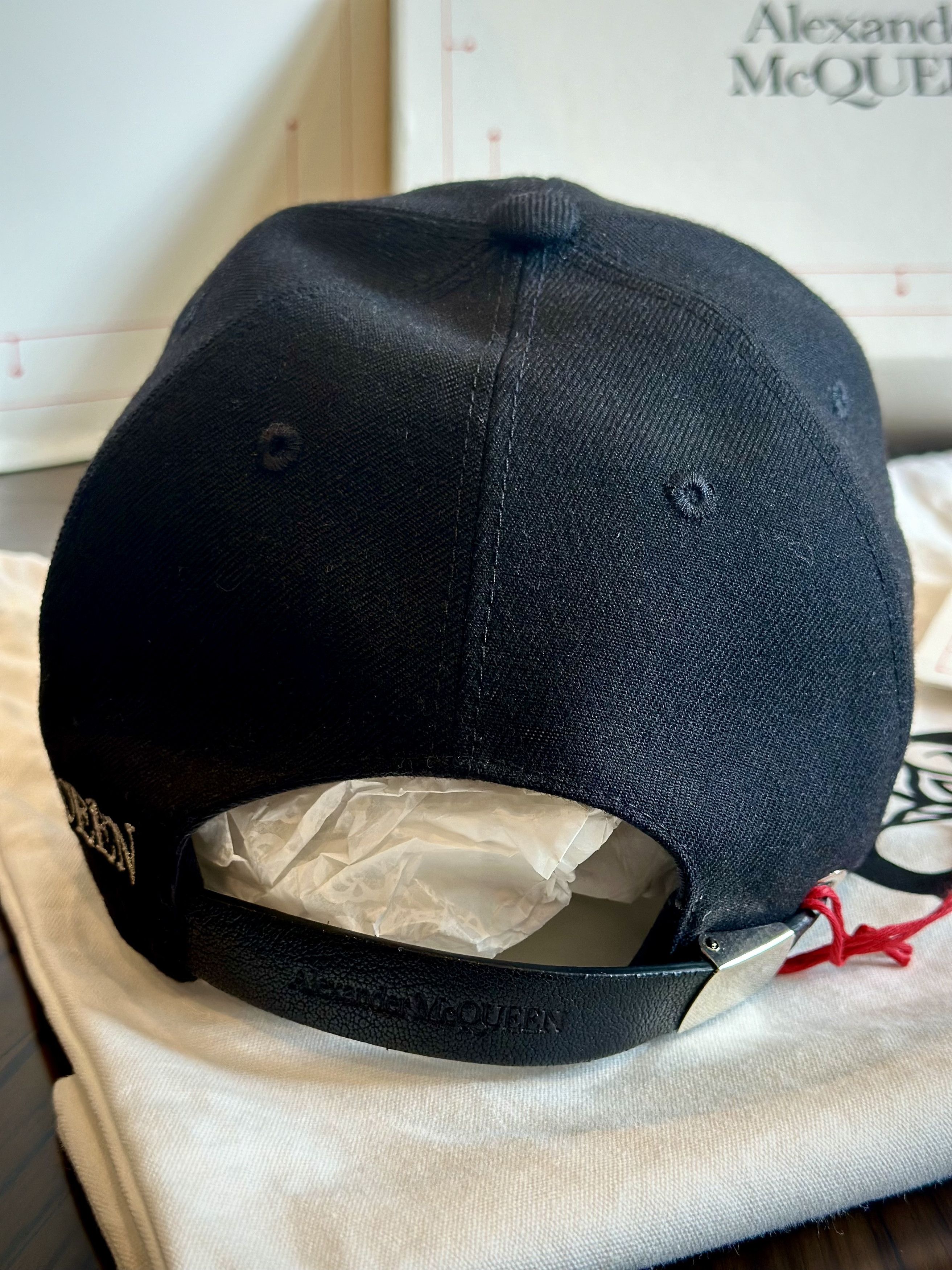 Alexander McQueen Alexander McQueen Astral Embellished Black Baseball Cap Size ONE SIZE - 8 Thumbnail