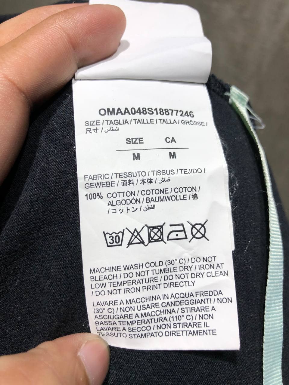 Off-White Off-white Black byredo elevator music tee Size US M / EU 48-50 / 2 - 7 Thumbnail