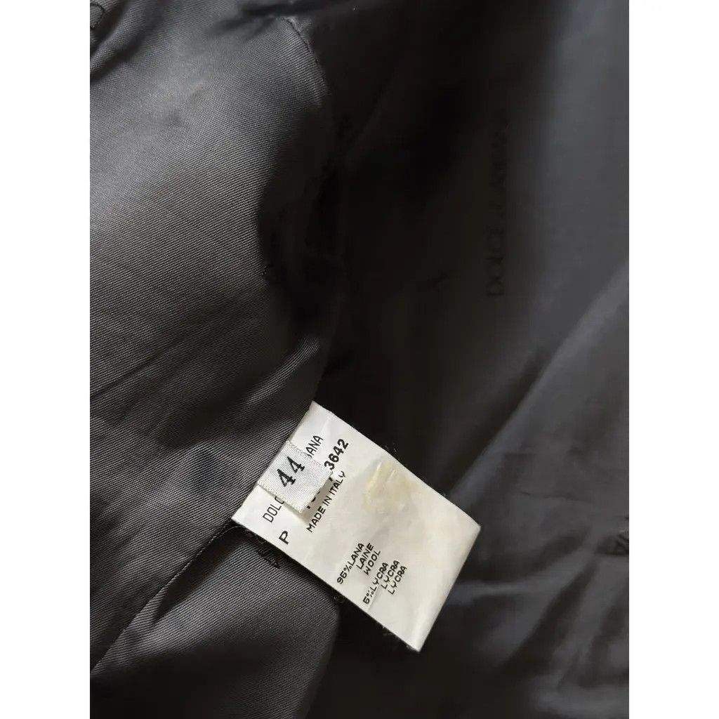 Dolce & Gabbana Dolce & Gabbana Grey Tailored Wool Blend Suit Set Size M / US 6-8 / IT 42-44 - 12 Thumbnail