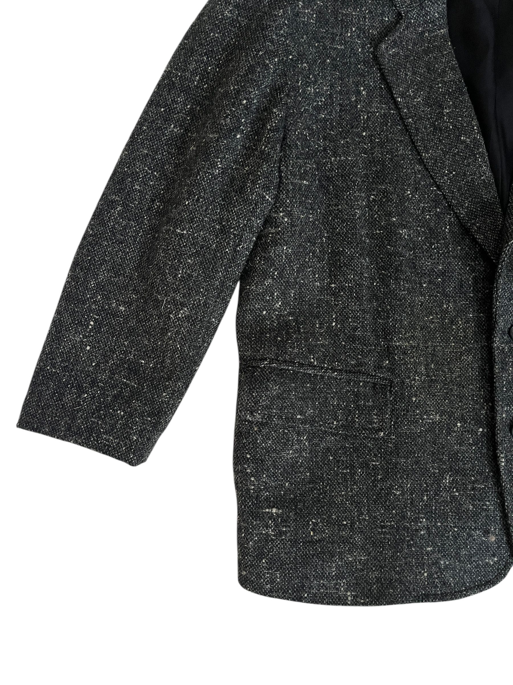 Issey Miyake Vintage 80s Issey Miyake IS Wool Jacket Size US M / EU 48-50 / 2 - 4 Thumbnail
