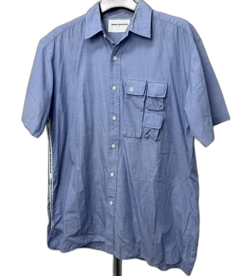 トップス 90s GENERAL RESEARCH MULTI POCKET POLO General Research General Research Multi-Pocket Short Sleeve