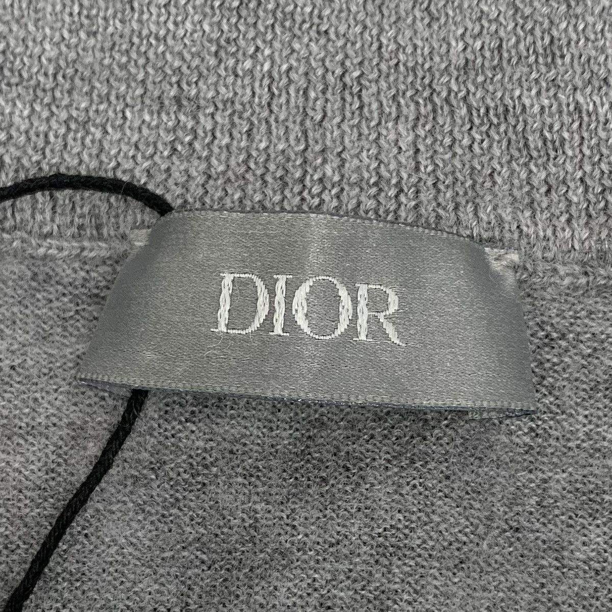 Dior Dior Grey Cashmere Long Sleeve Knit Sweater K26WX Size US L / EU 52-54 / 3 - 6 Thumbnail