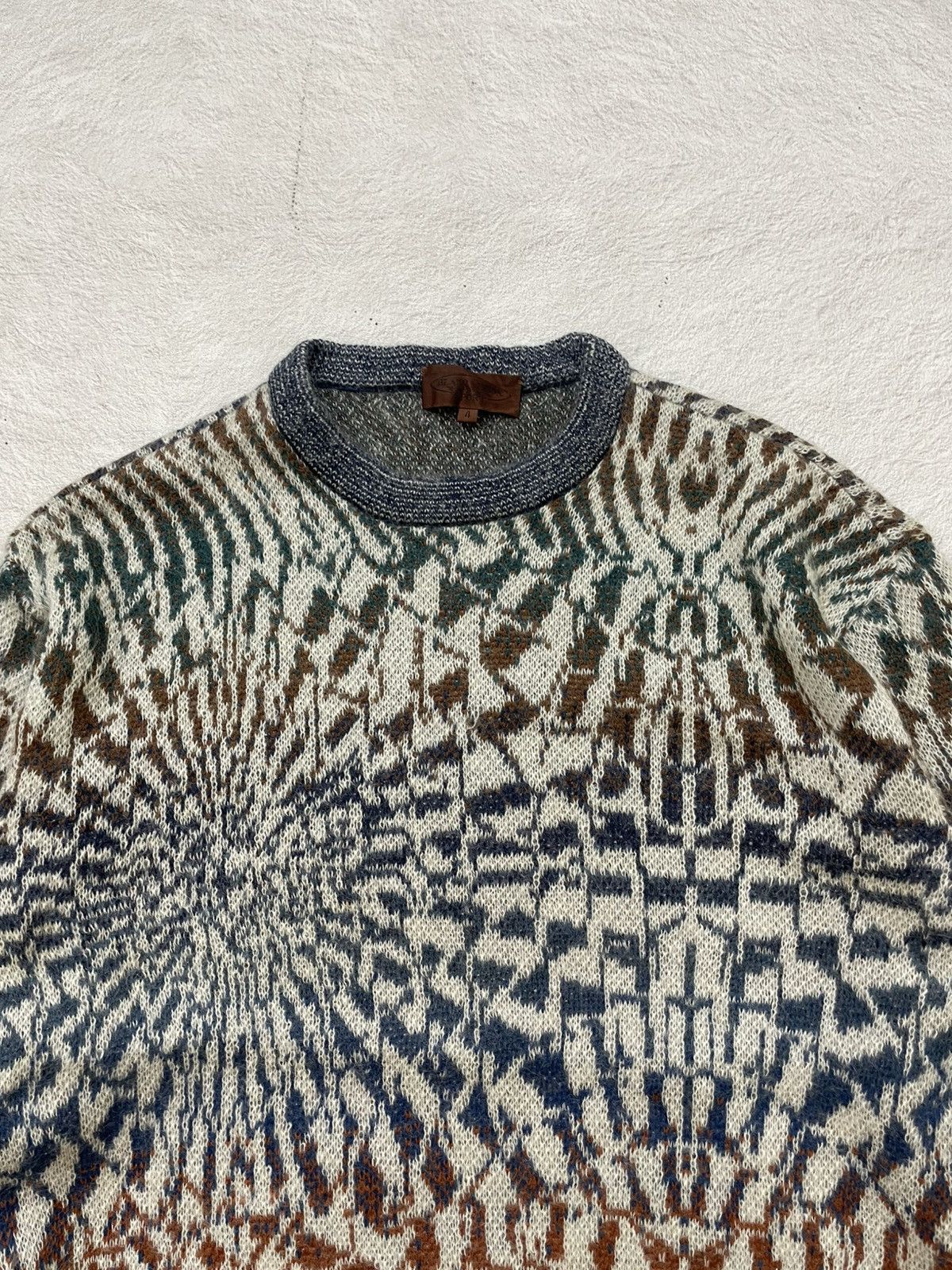 If Six Was Nine 2000s Missoni Knit Zig Zag Navajo Pattern y’s LGB ifsix Size US XL / EU 56 / 4 - 2 Thumbnail