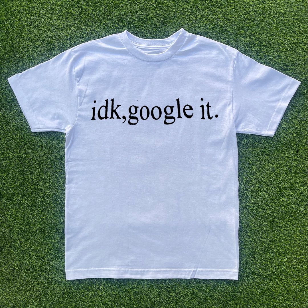 Vintage IDK LOOK IT UP TSHIRT Size US S / EU 44-46 / 1 - 1 Preview