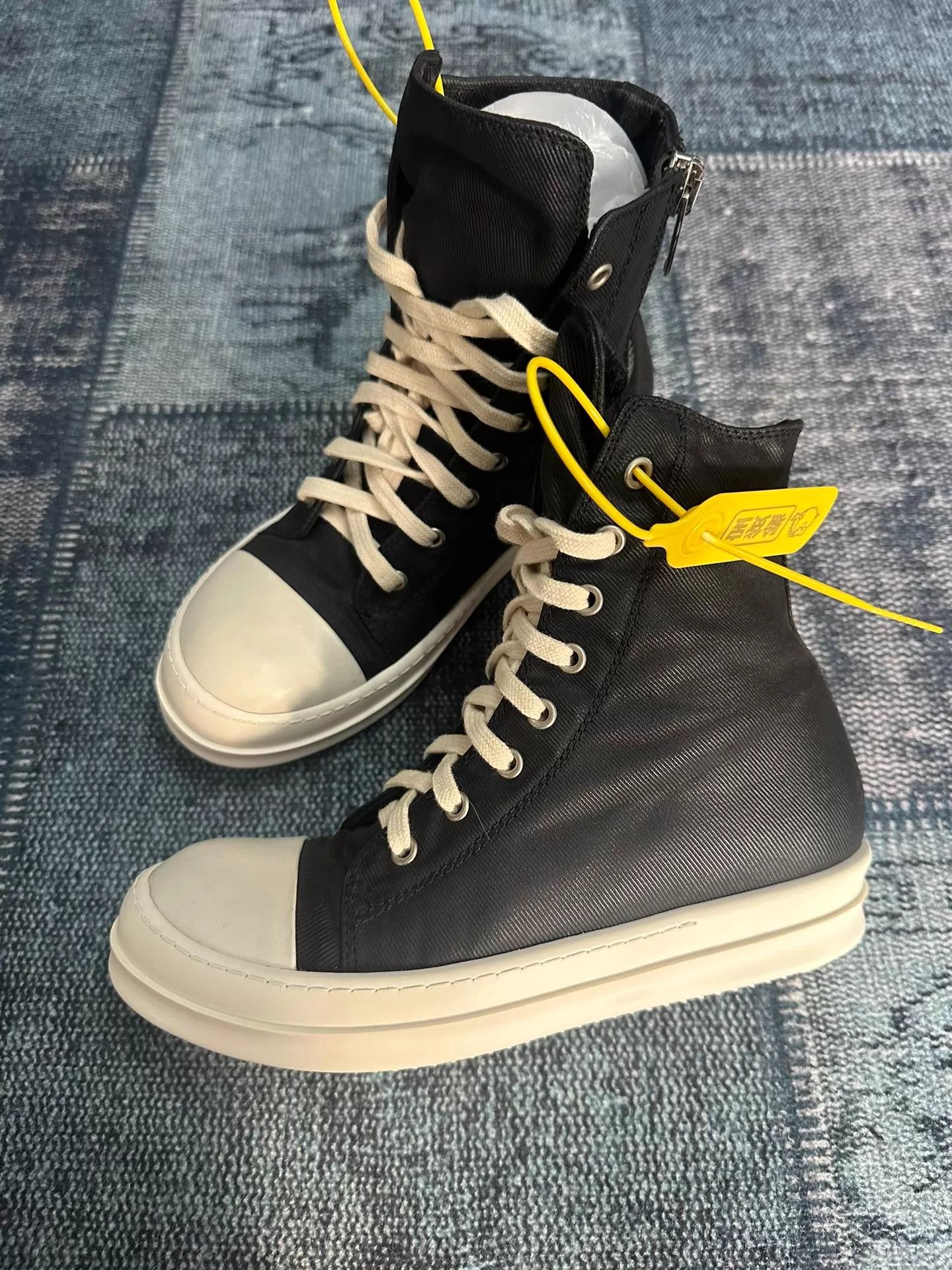 Rick Owens Rick Owens DRKSHDW Waxed Big Converse 39 Size US 6 / EU 39 - 4 Thumbnail