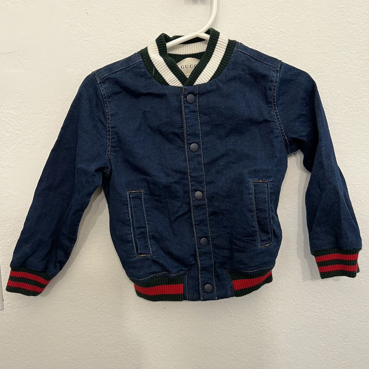 Gucci Baby Gucci Denim Jacket Size US XXS / EU 40 - 1 Thumbnail