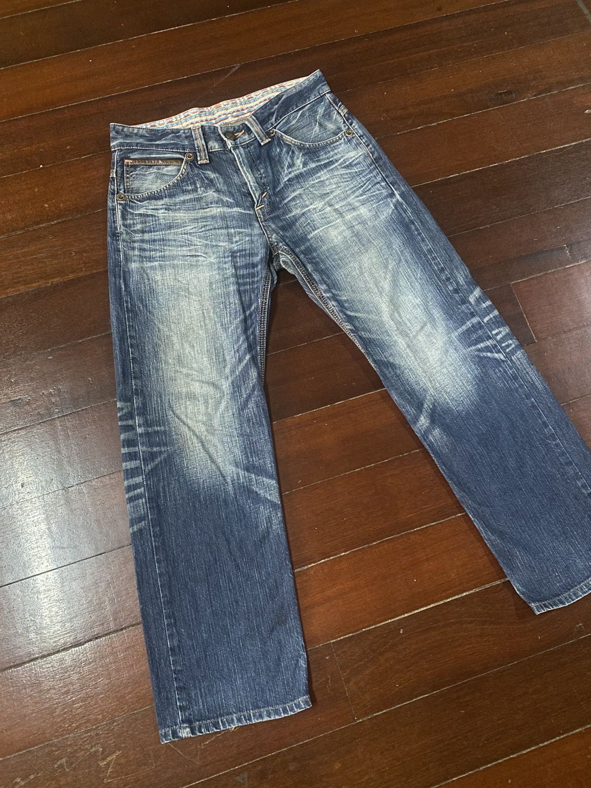 Edwin 💥BAGGY💥EDWIN EXCLUSIVE VINTAGE XV JEANS VERY RARE flare mud Size US 36 / EU 52 - 2 Thumbnail