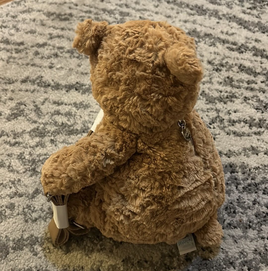 Other JELLYCAT Bartholomew Bear soft woven backpack 32cm Size ONE SIZE - 6 Thumbnail