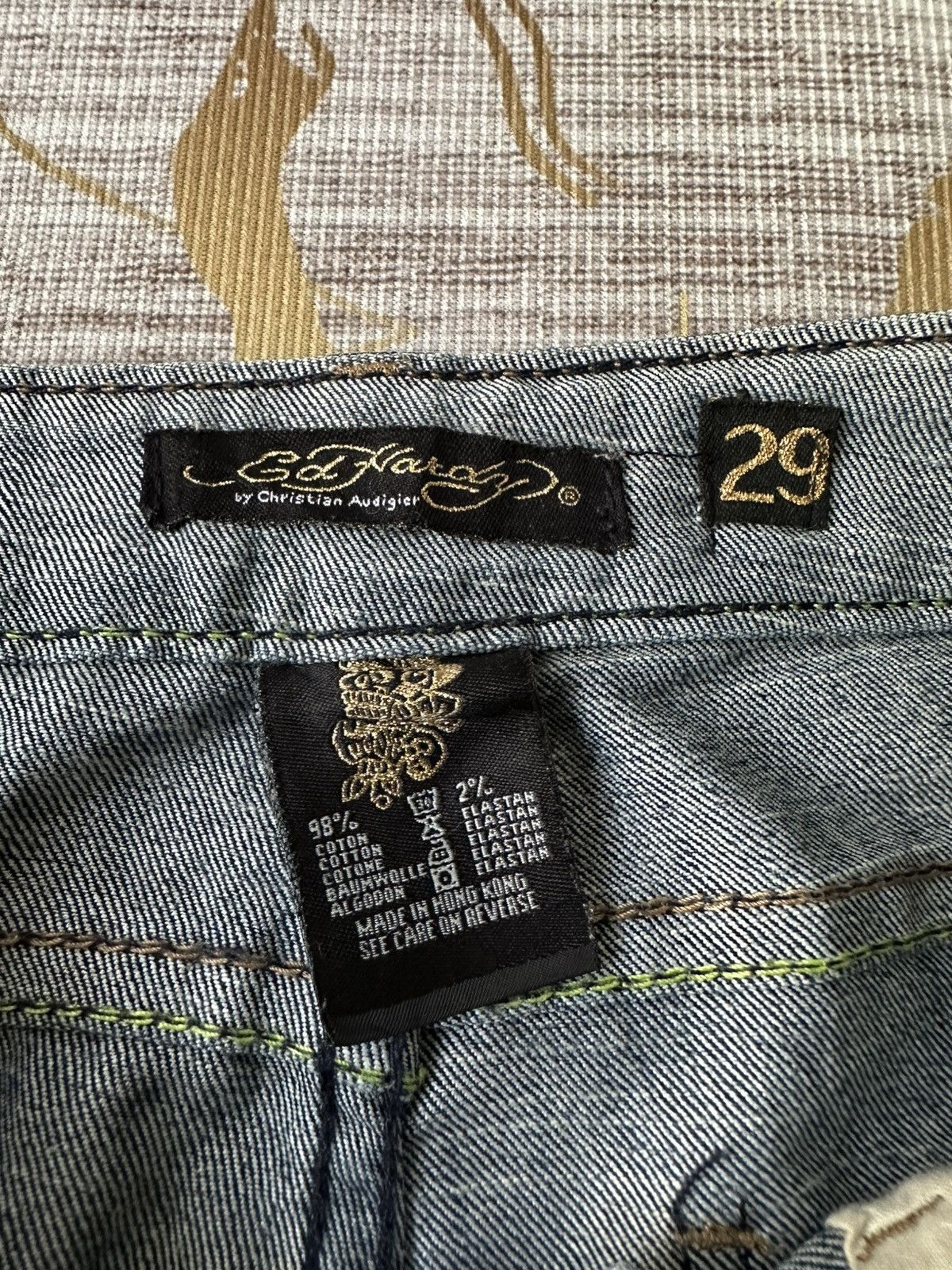 Ed Hardy Ed Hardy By Christian Audigier Low Rise Jeans Size US 29 - 21 Thumbnail