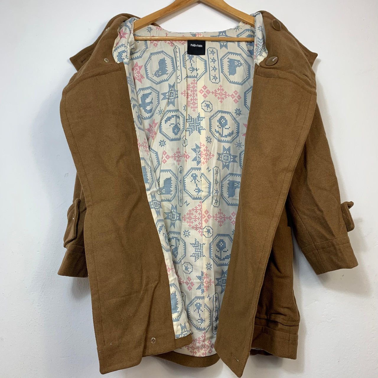 Ne-Net ARCHIVE Issey Miyake Ne-Net Japanese Wood Toggle Duffle Coat Size US L / EU 52-54 / 3 - 3 Thumbnail