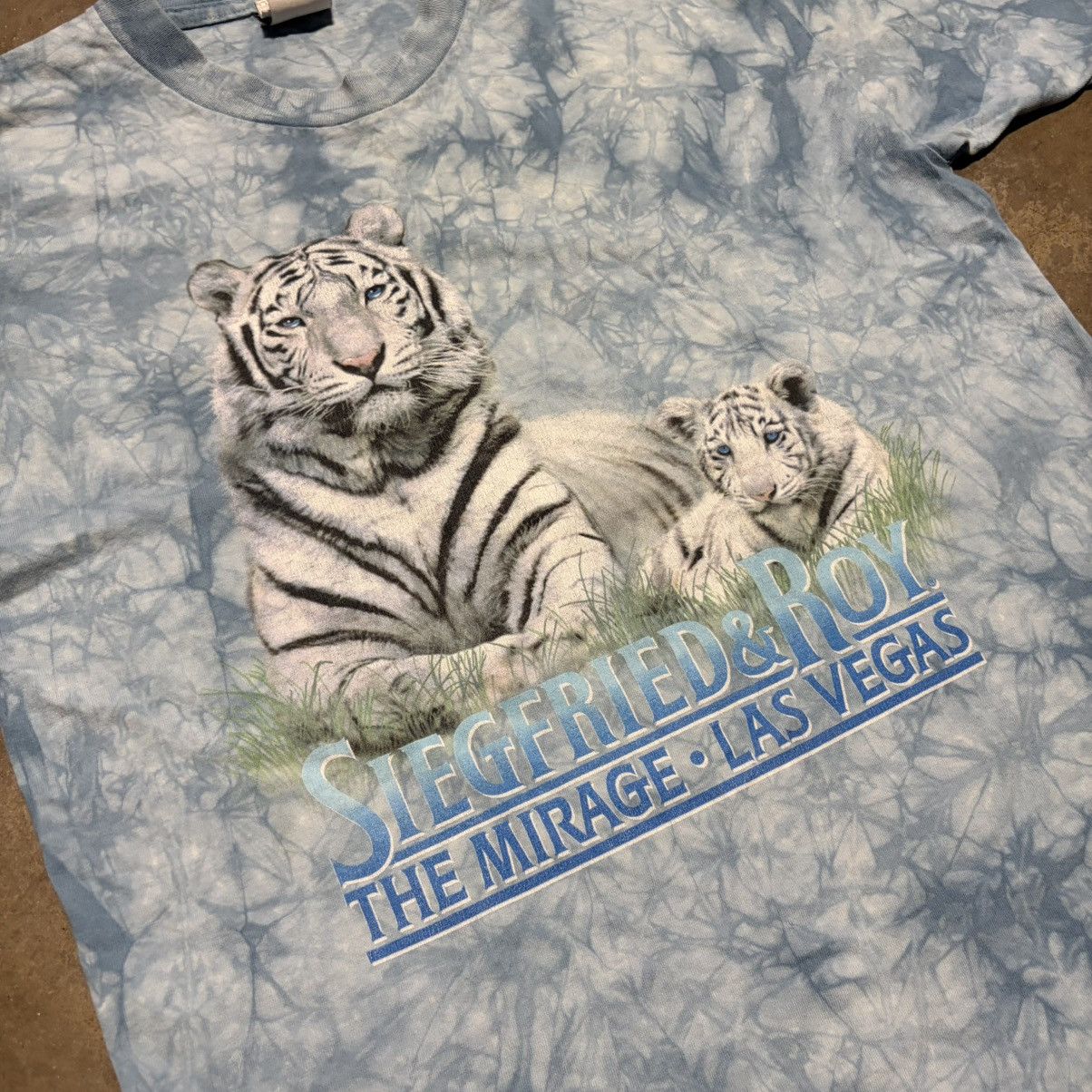 Vintage Vintage Siegfried Roy Mirage Las Vegas Tiger Tie Dye T Shirt Size US M / EU 48-50 / 2 - 3 Thumbnail
