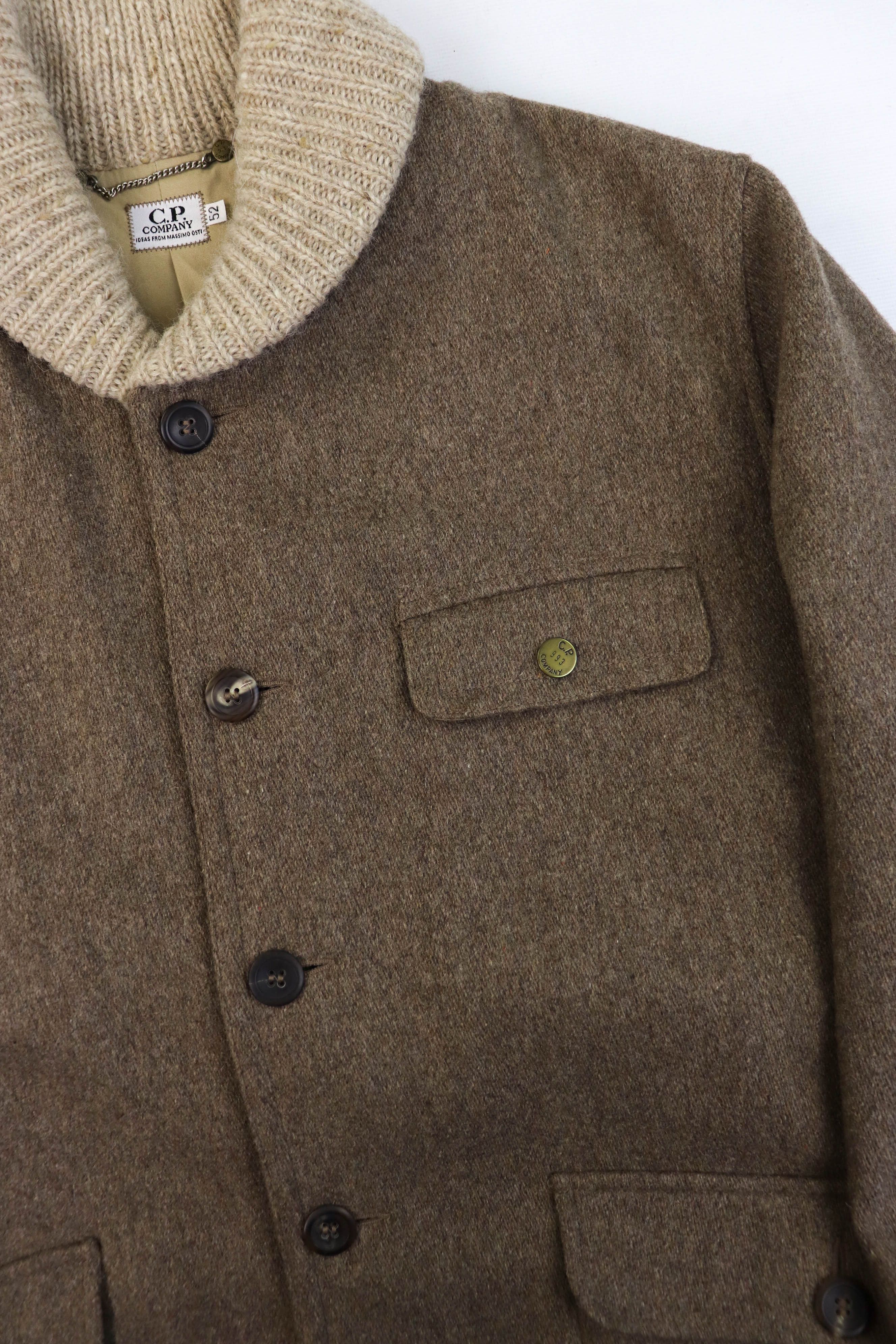C.P. Company C.P. Company Massimo Osti 90s Vintage 1993 Wool Hunting Coat Size US L / EU 52-54 / 3 - 9 Thumbnail
