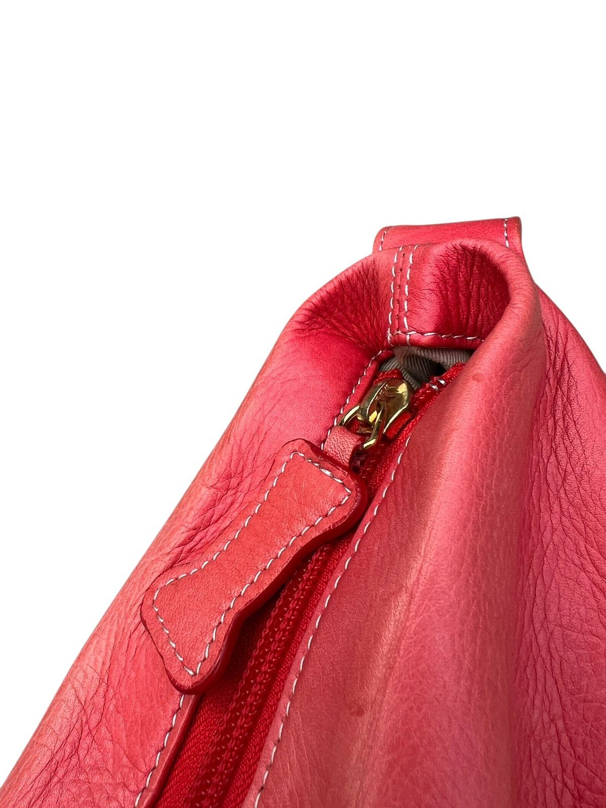 Leather Faded Patina Pink Peach Leather Bag Dog’s Paws Kitamura Size ONE SIZE - 21 Thumbnail