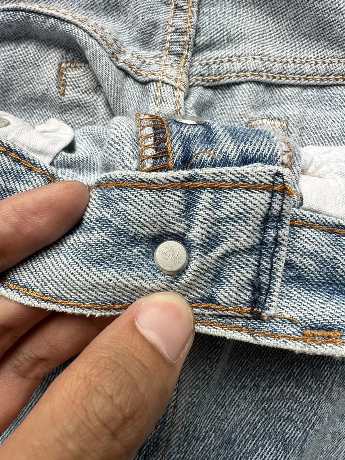 Levi's Thrashed Vintage 90s Levi's 501 Jeans Distressed Size US 32 / EU 48 - 6 Thumbnail