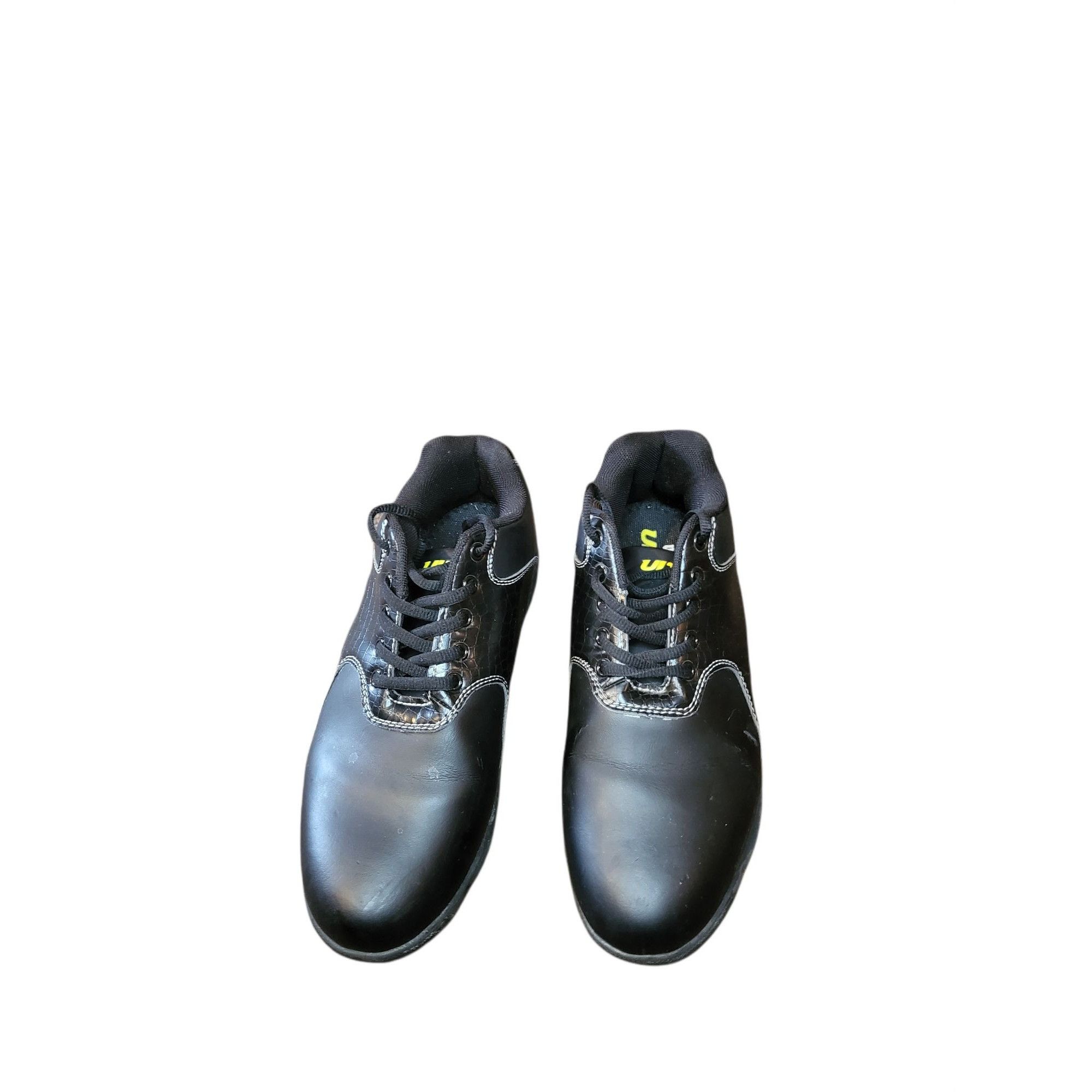 Wilson Wilson Ultra Black Golf Shoes Men Sz 8.5 Black Leather Cleat Size US 8.5 / EU 41-42 - 3 Thumbnail
