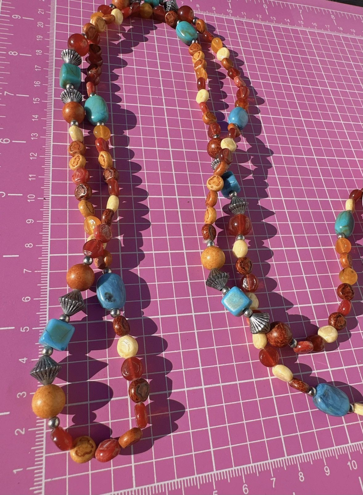 Lucky Brand Lucky Brand necklace Amber Tibetan bluestone Sandalwood Size ONE SIZE - 8 Thumbnail