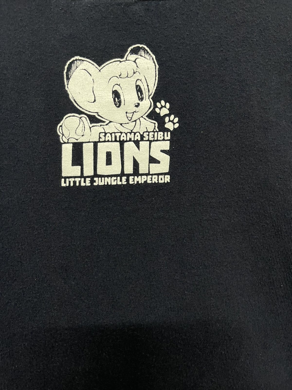 Japanese Brand Lions Saitama Seibu Logo T-shirt Navy Size US L / EU 52-54 / 3 - 4 Thumbnail