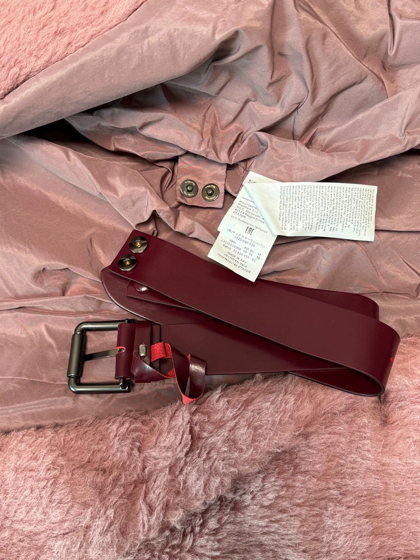Max Mara MaxMara ZITTO Teddy 101801 Dried Rose Pink XS Size XS / US 0-2 / IT 36-38 - 6 Thumbnail
