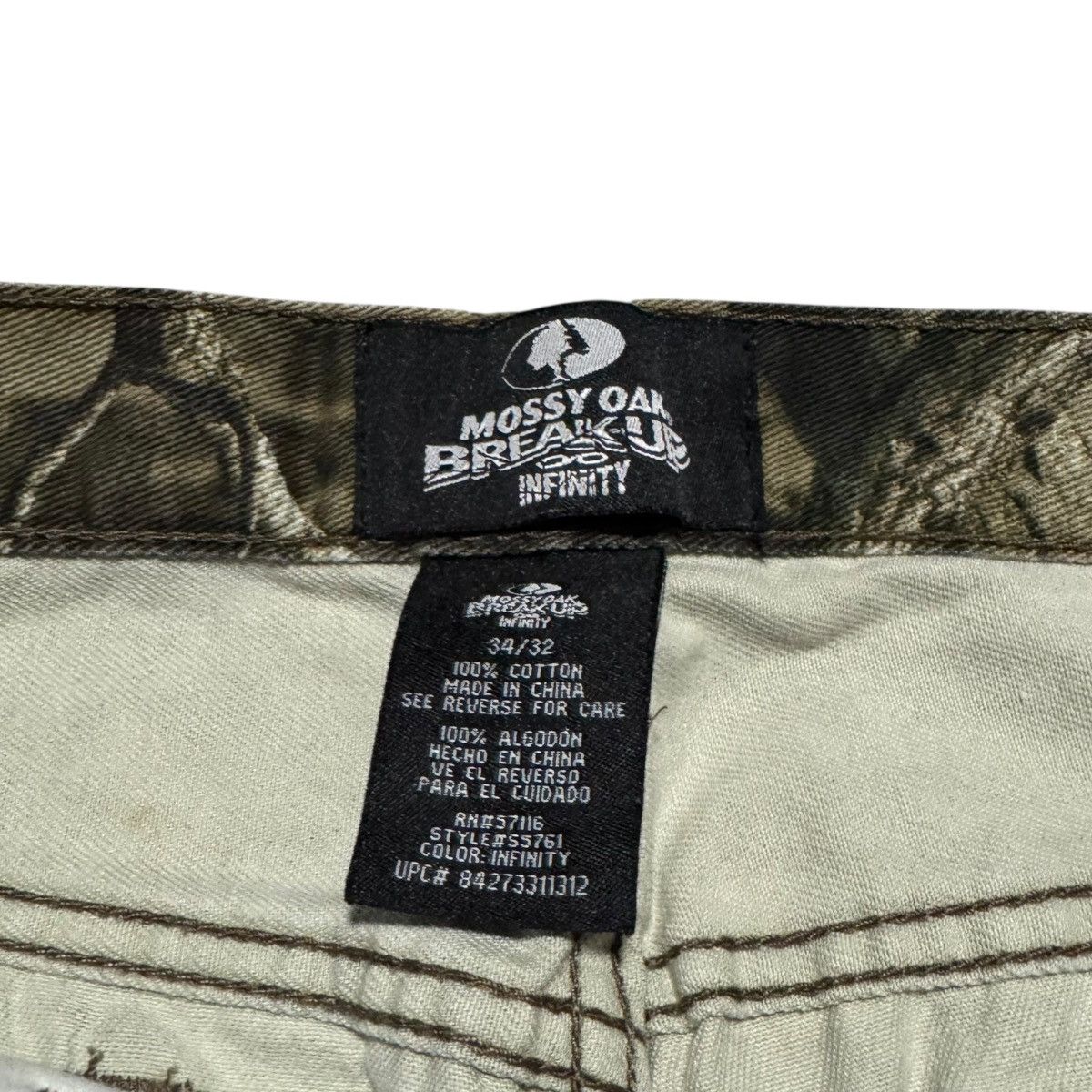 Mossy Oaks Mossy Oak Break-Up Camouflage Straight Leg Pants Mens 33x30 Size US 33 - 5 Thumbnail