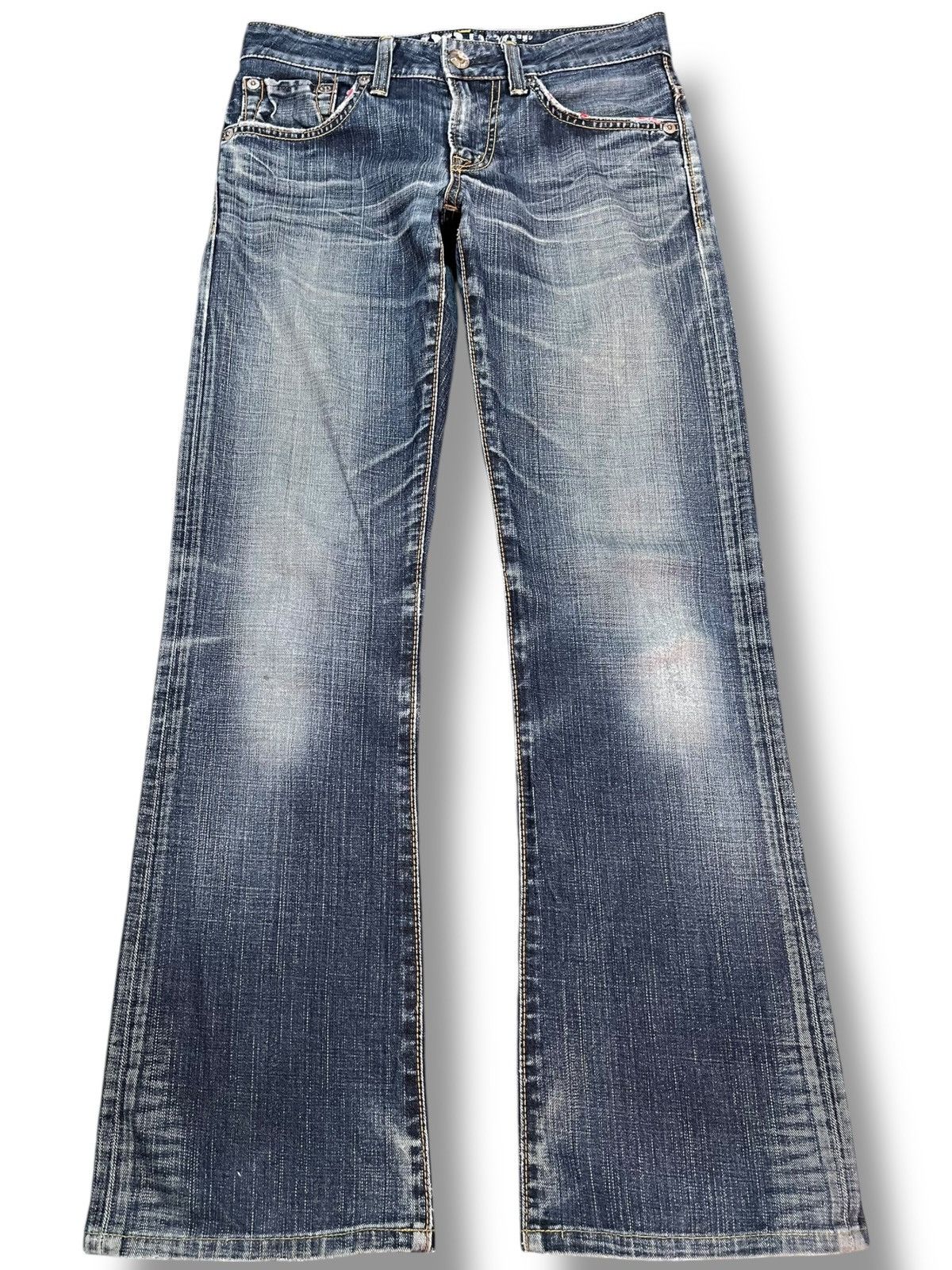 Edwin Vintage Edwin 503 Bluetrip Edge Line Flare Bootcut Denim Size US 31 - 1 Thumbnail