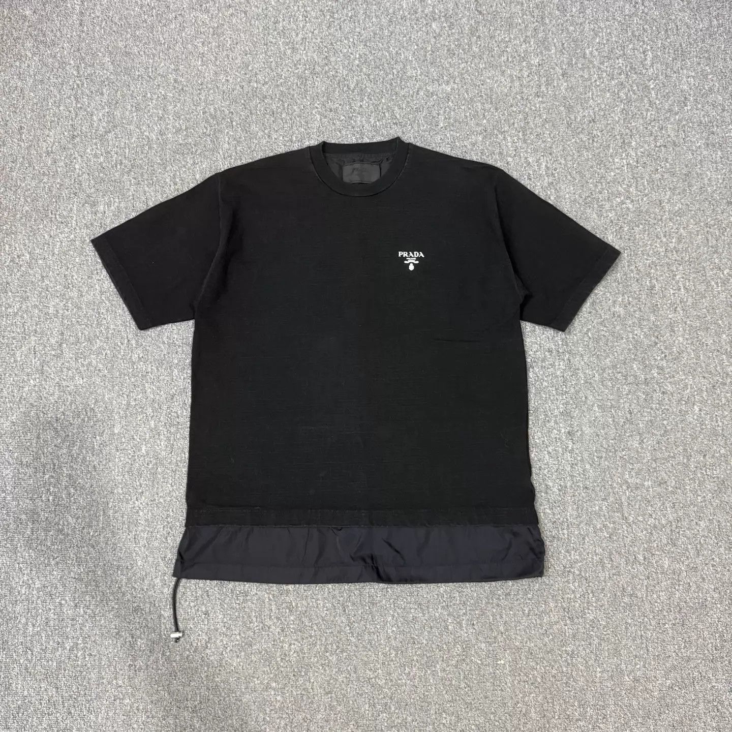 Prada Prada black crew nylon short sleeve S 95 new Size US S / EU 44-46 / 1 - 1 Thumbnail