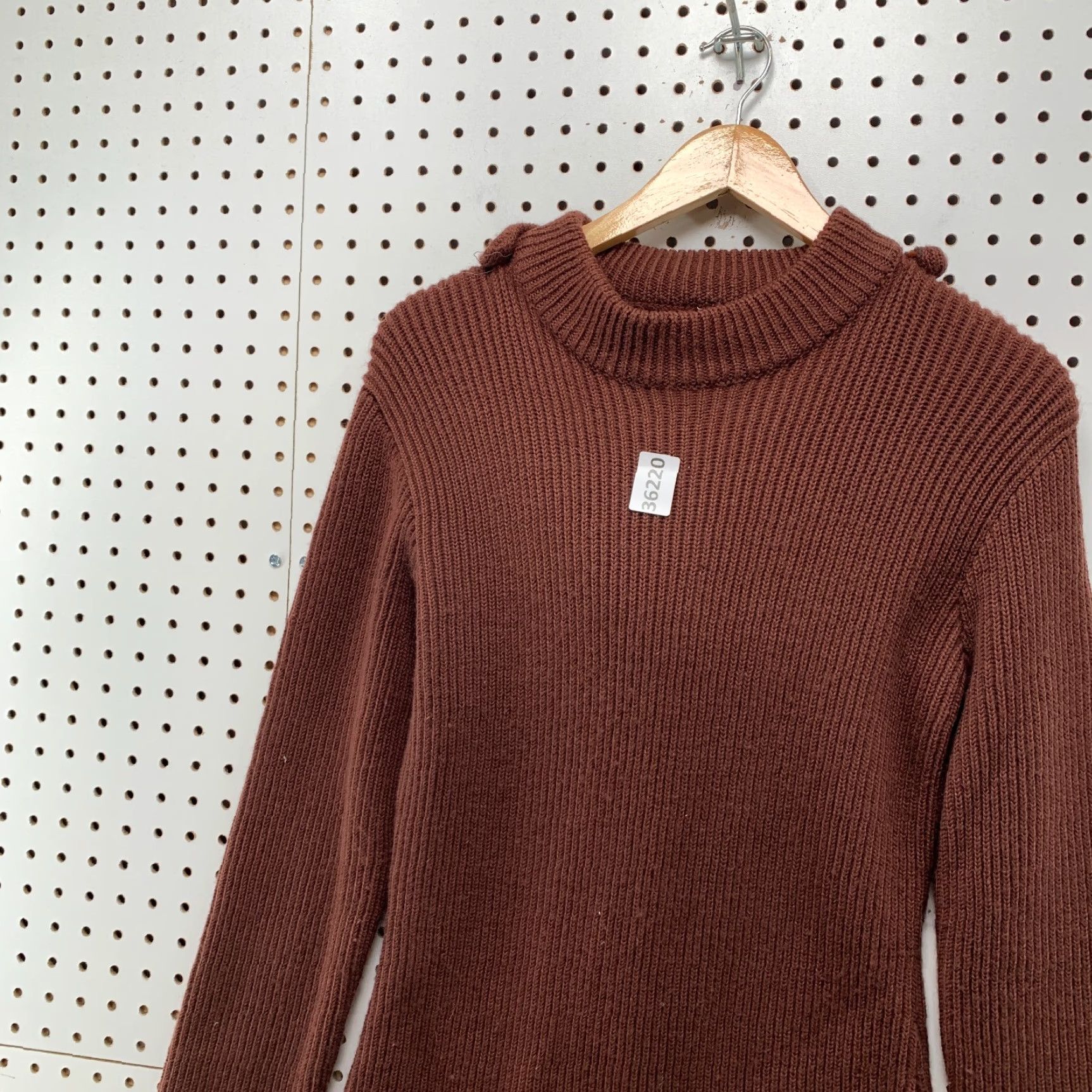 I. Magnin VINTAGE I. Magnin Wool Sweater Women Small Brown Hooded Knit 70s 80s Wool Pullover, Winter, Casual, 100% Wool, Sweatery Size S / US 4 / IT 40 - 7 Thumbnail