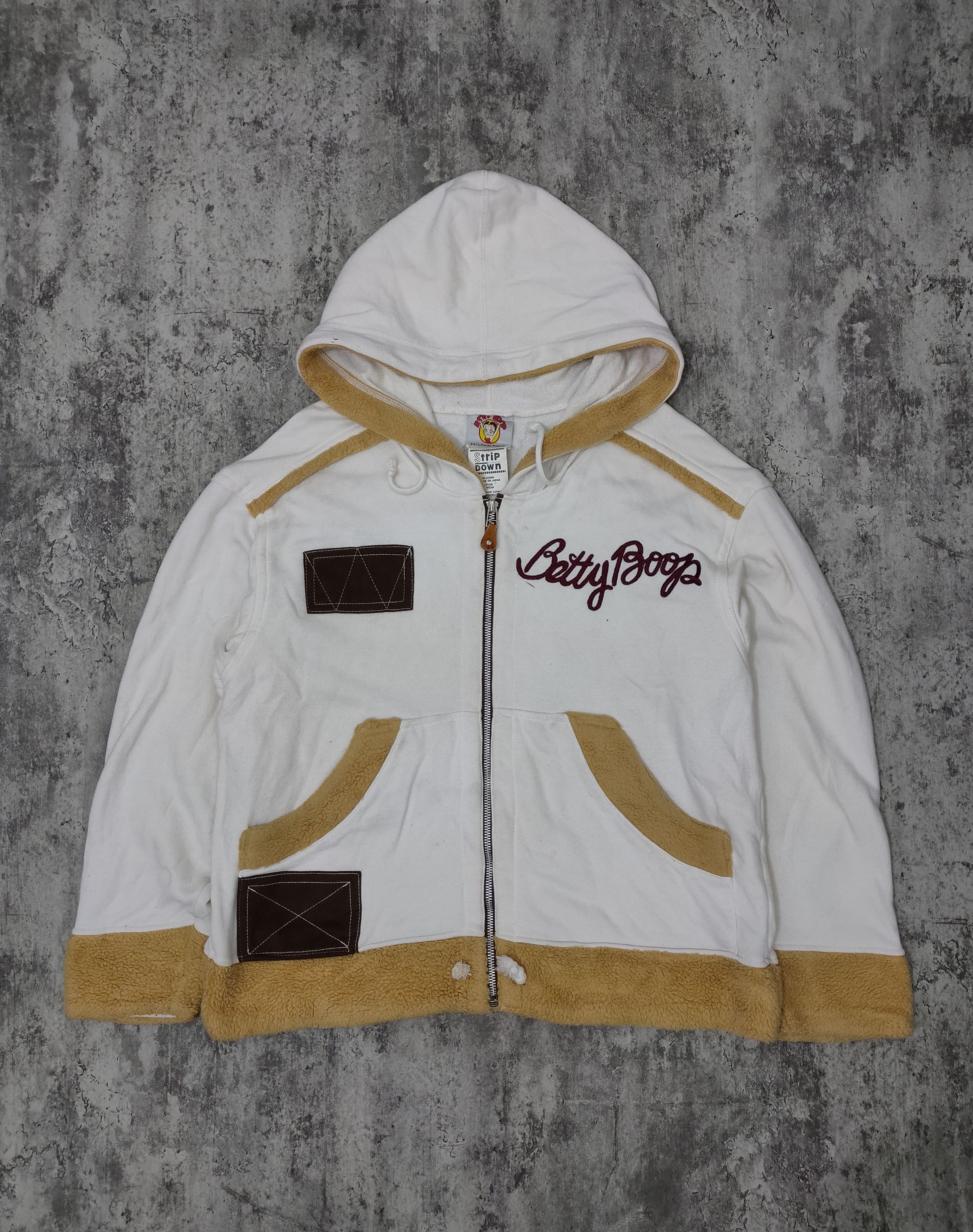 Cartoon Network × Japanese Brand × Vintage Vintage Betty Boop by Fleischer Studio Inc Zip hoodie Size US L / EU 52-54 / 3 - 2 Thumbnail