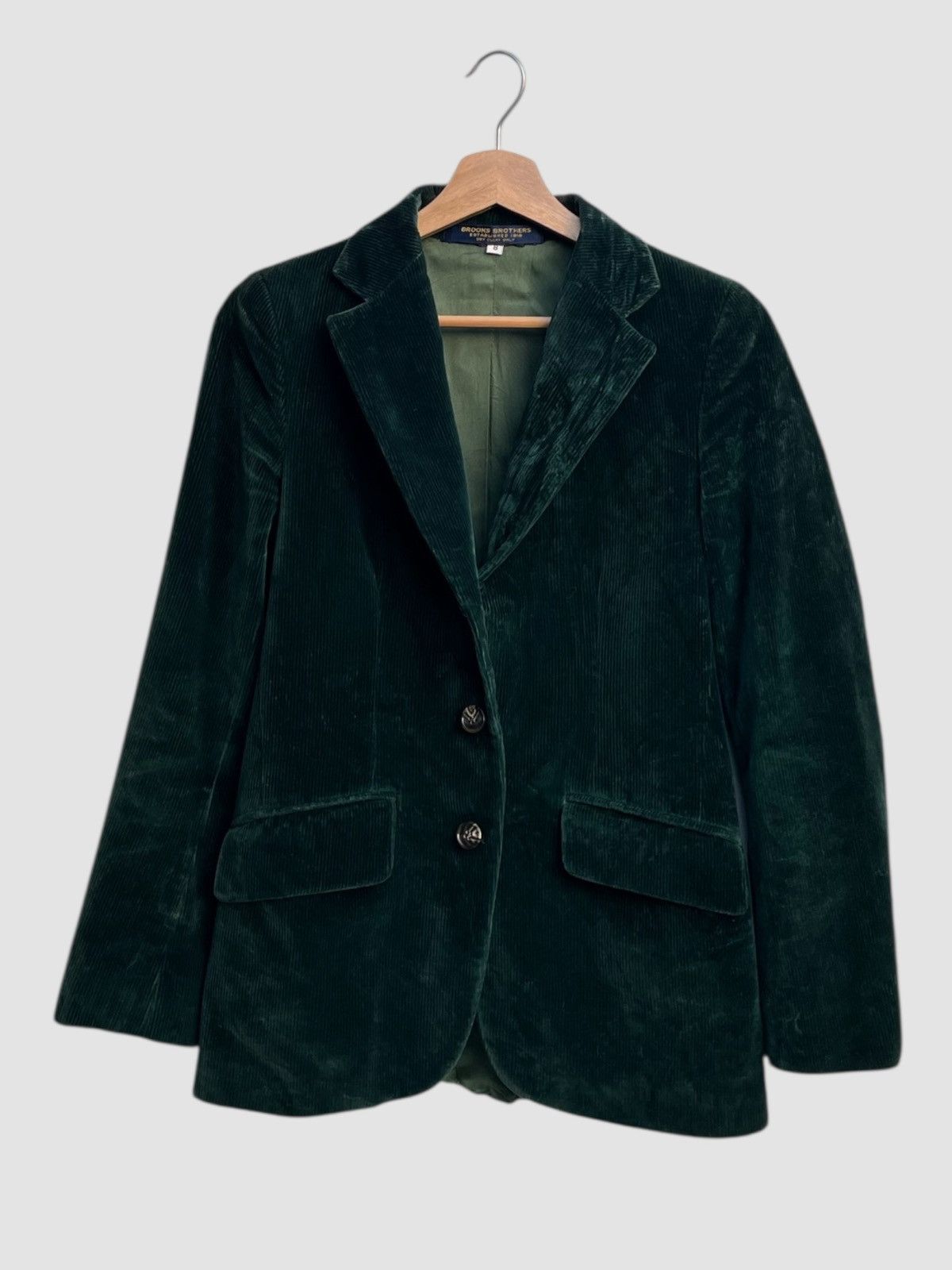 Brooks Brothers Vintage Brooks Brothers College Green Corduroy Sport Jacket Size M / US 6-8 / IT 42-44 - 1 Thumbnail