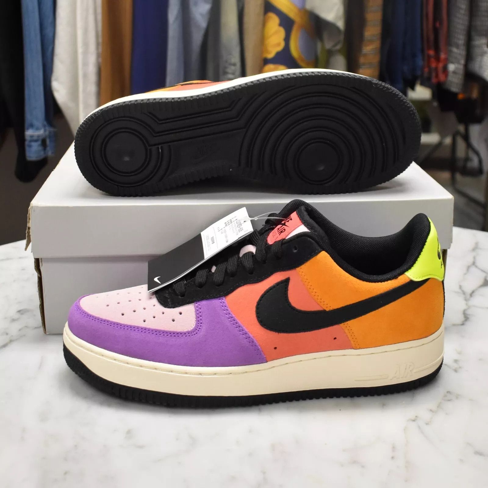 Nike × atmos Nike ATMOS Air Force 1 Pop The Street Suede Sneakers Size US 9 / EU 42 - 1 Thumbnail