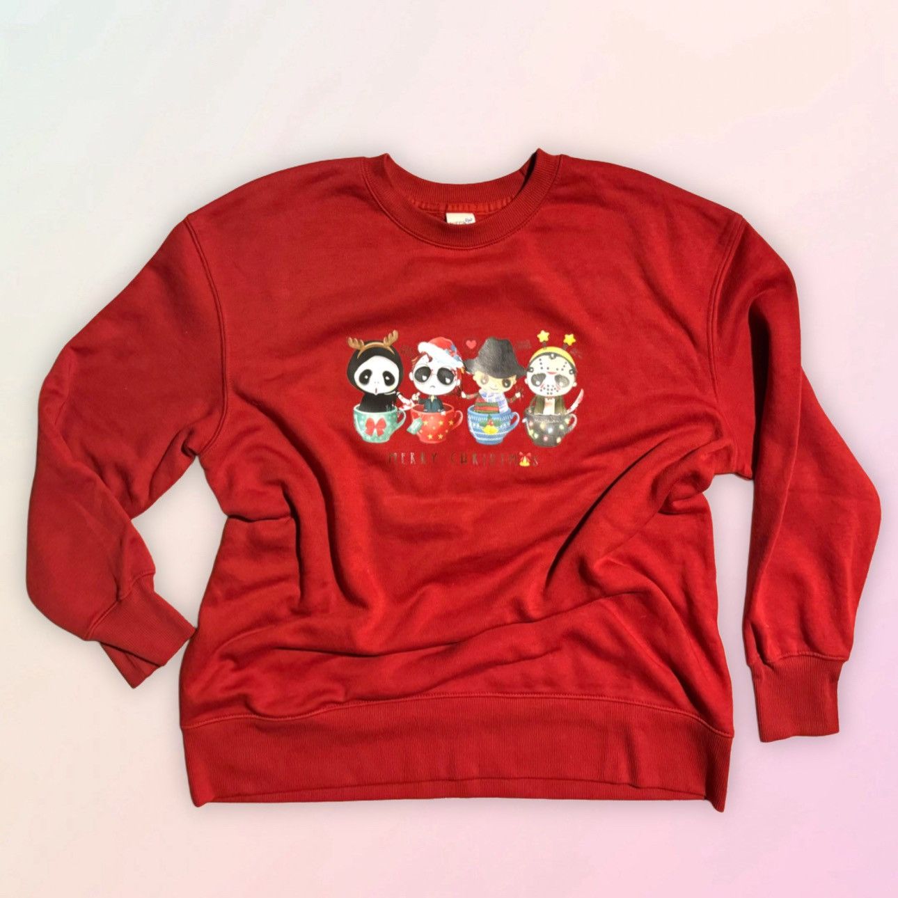 Other Halloween Meets Christmas, Rust, Oversized Sweatshirt Size ONE SIZE - 1 Thumbnail