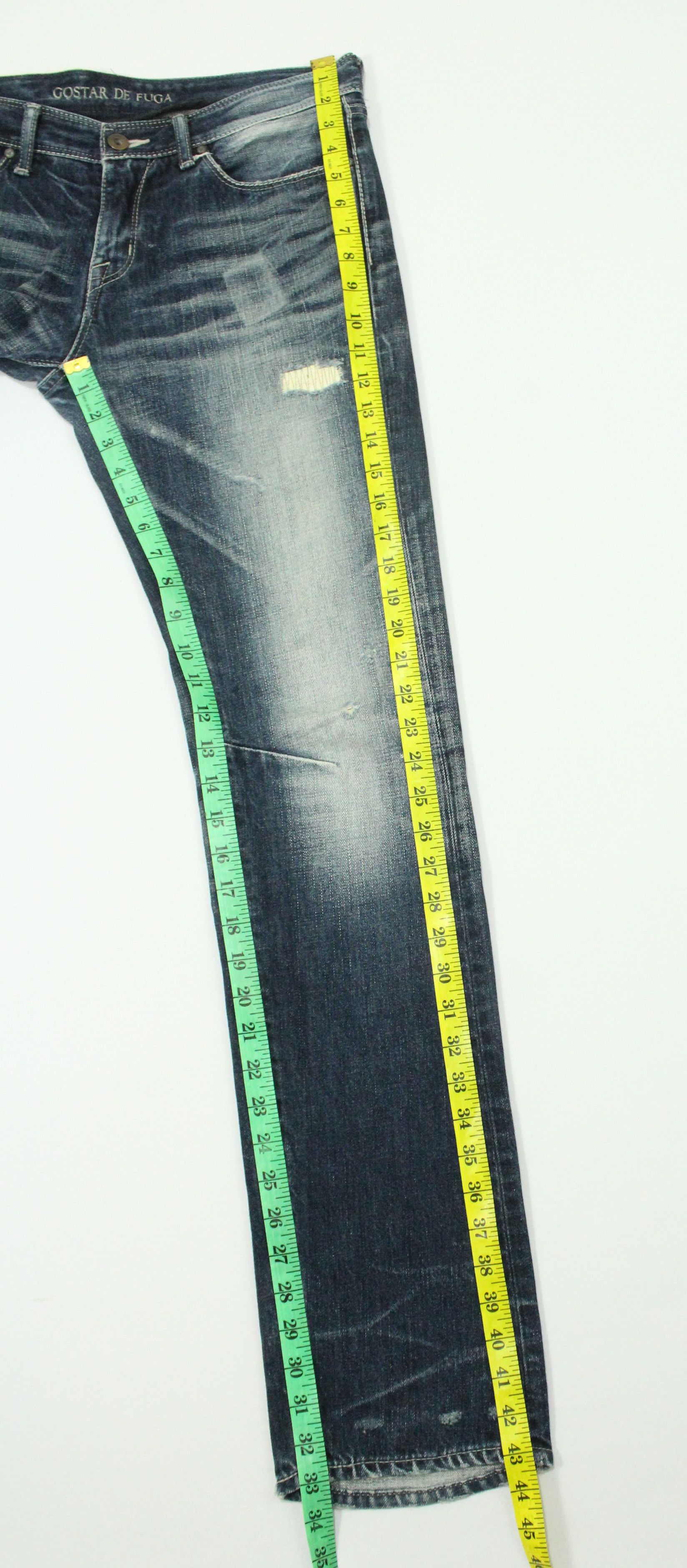 GOSTAR DE FUGA GOSTAR DE FUGA Denim Distressed APC Helmut Lang Acne Size US 32 / EU 48 - 22 Thumbnail