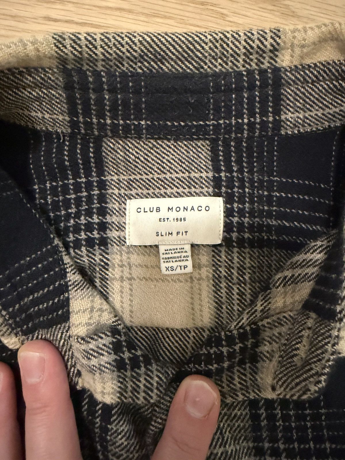Club Monaco 100% cotton plaid overshirt Size US XS / EU 42 / 0 - 5 Thumbnail