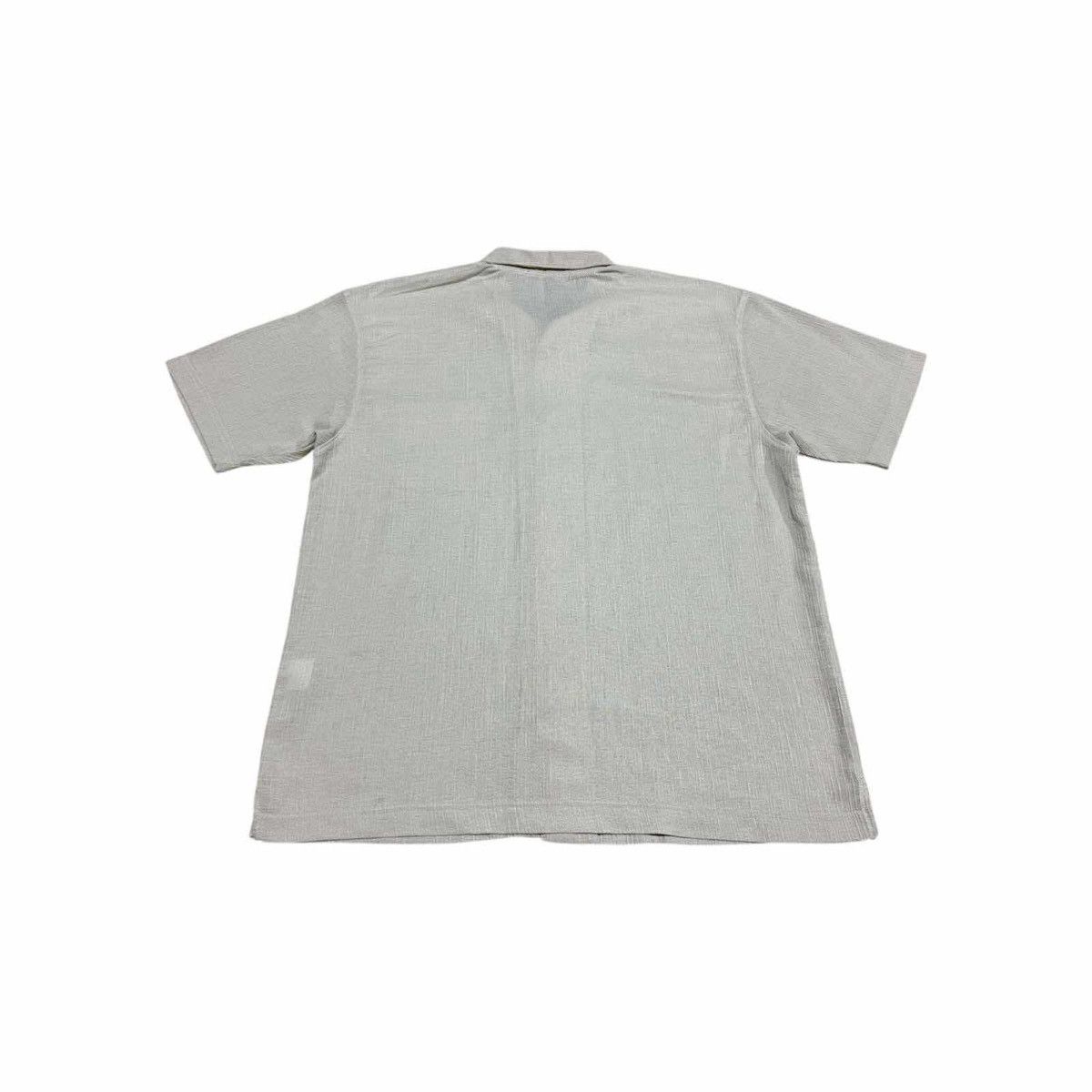 Japanese Brand 🔥Japanese Vintage Pleated Shirt Ss Issey Miyake Style Size US L / EU 52-54 / 3 - 6 Thumbnail