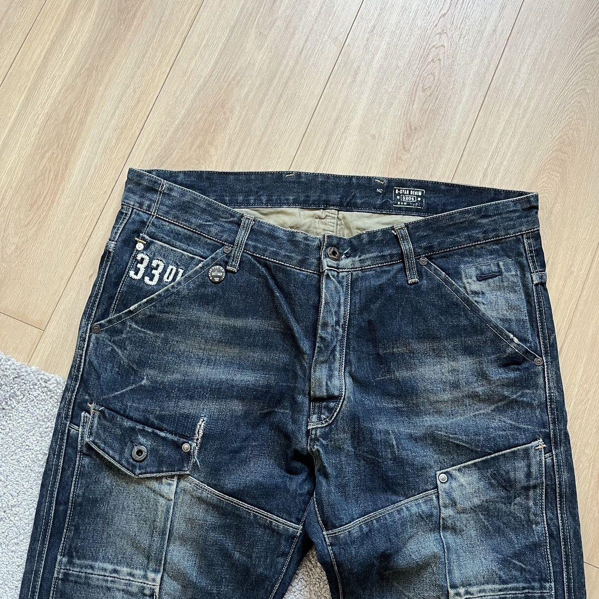 G-Star G-Star Raw Rap Denim Jeans Size US 38 / EU 54 - 3 Thumbnail