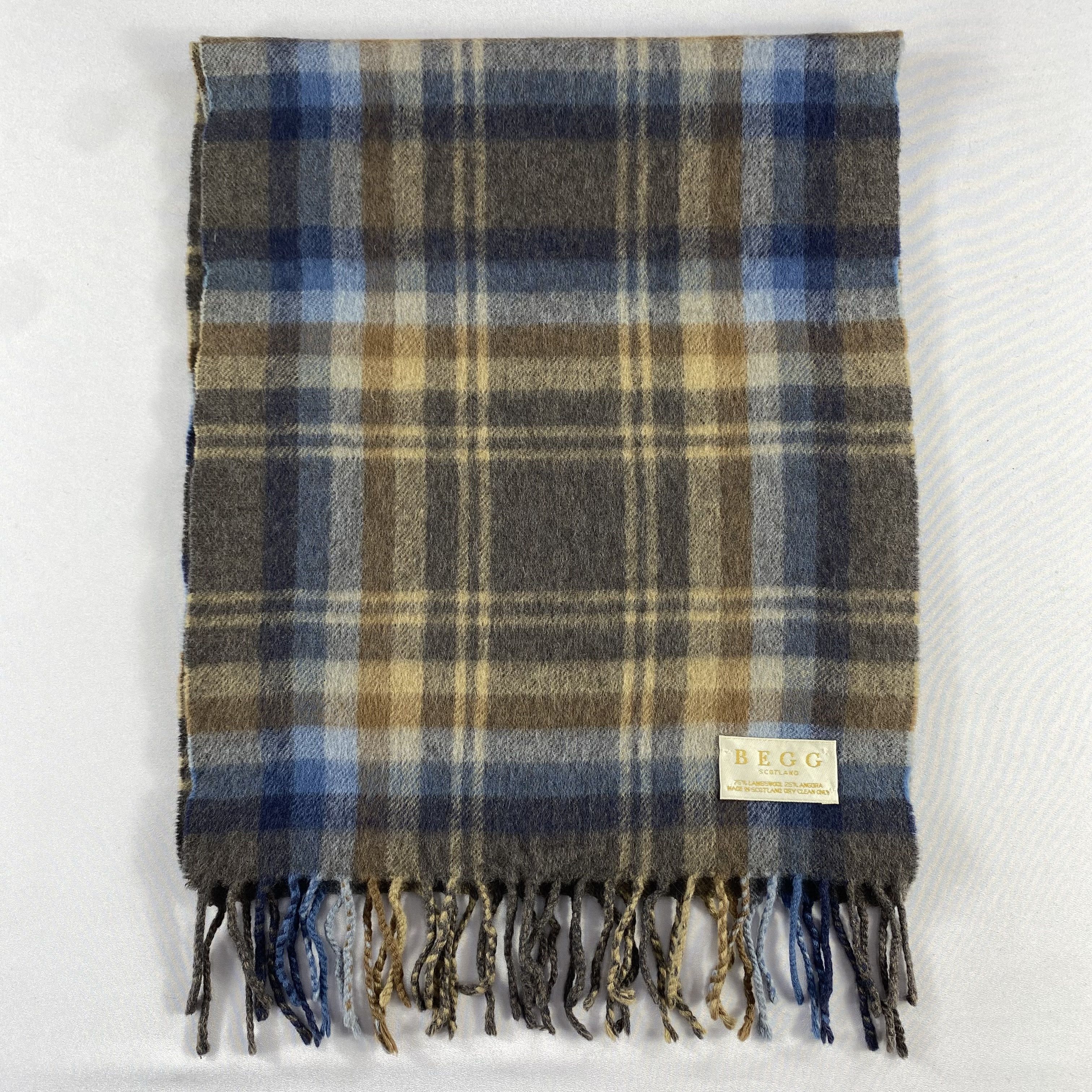Begg x Co Vintage Begg Co Scarf Neck Wrap Wool Muffler Size ONE SIZE - 2 Thumbnail