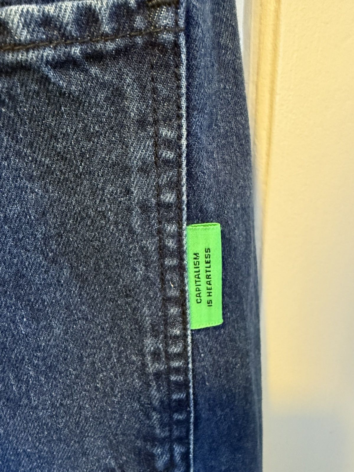 Willy Chavarria WILLY CHAVARRIA SANTEE ALLEY DENIM PANTS SZ M/US34 Size US 34 / EU 50 - 4 Thumbnail