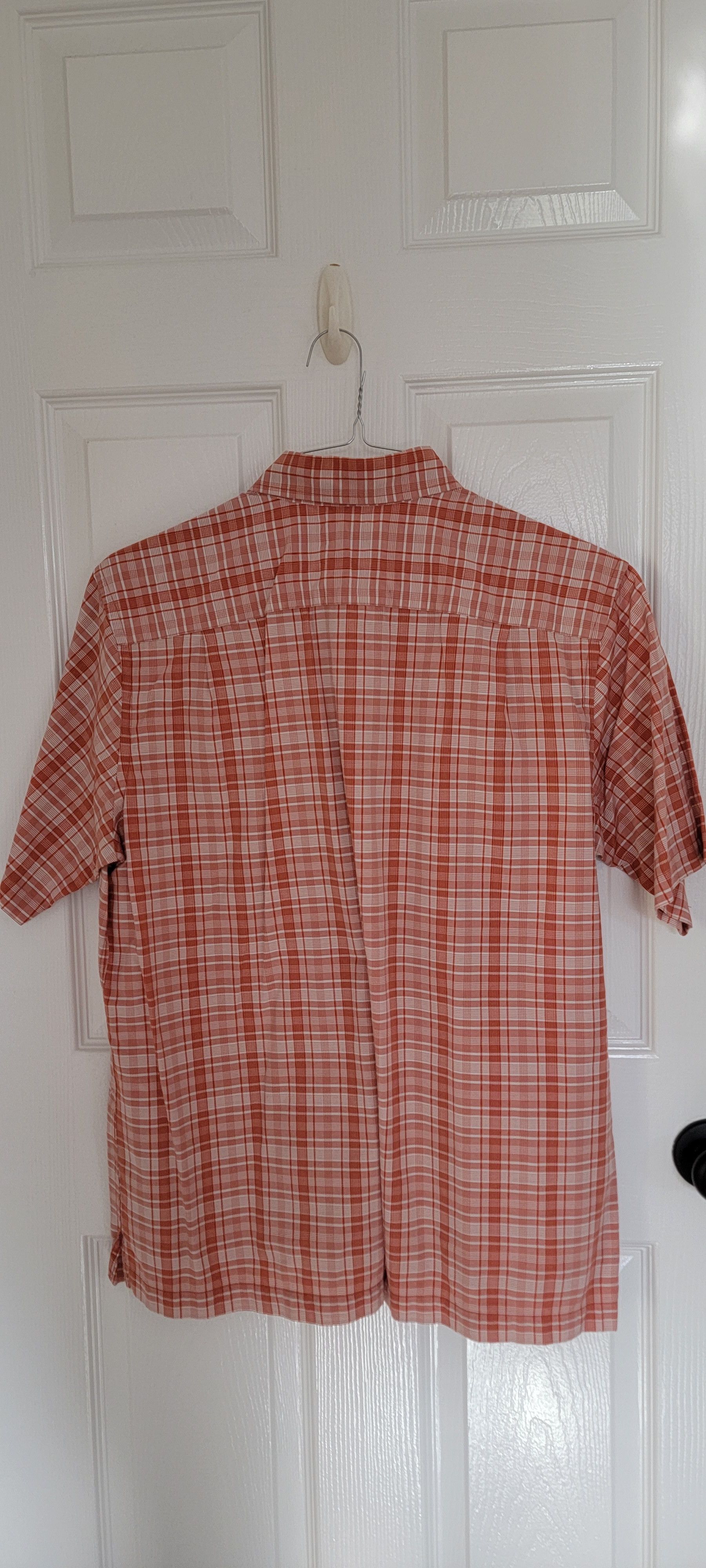 Dockers Orange plaid shirt Size US L / EU 52-54 / 3 - 2 Thumbnail