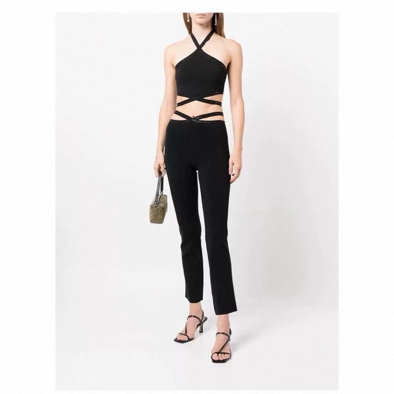 Alexander Wang Alexanderwang Cross-Strap Long Pants Size 28" / US 6 / IT 42 - 1 Thumbnail