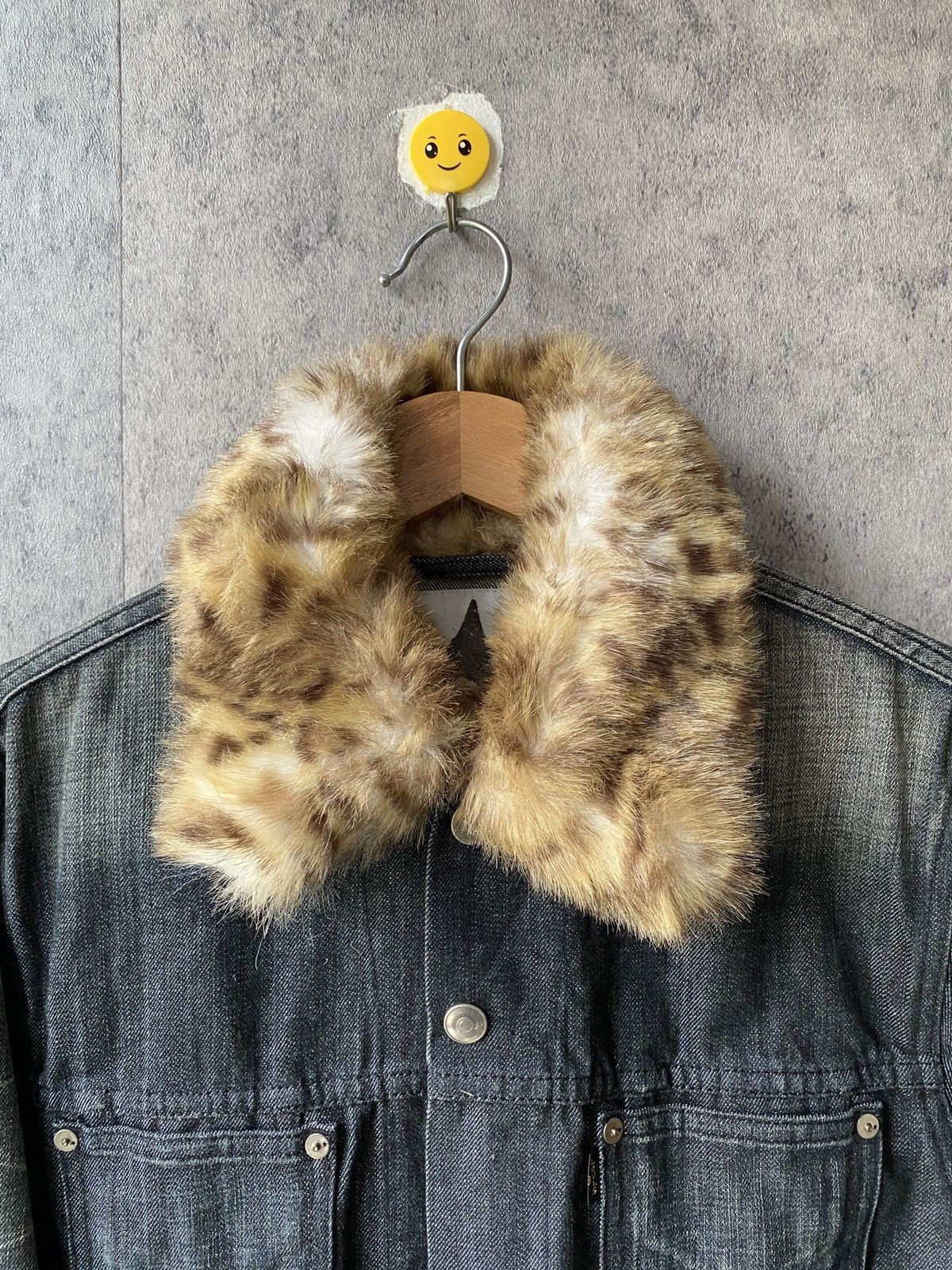 Japanese Brand Levi’s Star Japan Design Fur Denim Jacket Size US M / EU 48-50 / 2 - 4 Thumbnail