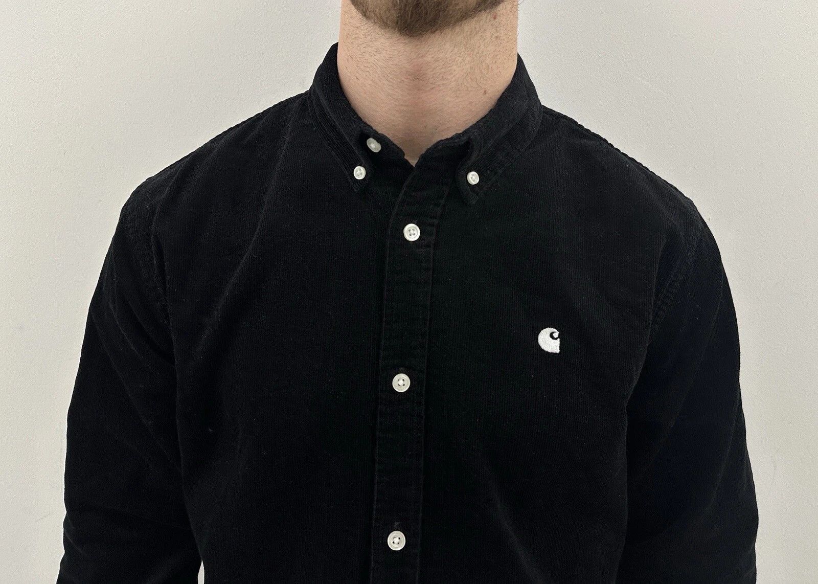 Carhartt Wip Carhartt Wip Madison Fine Cord Mens Corduroy Velvet Shirt Size US M / EU 48-50 / 2 - 2 Thumbnail