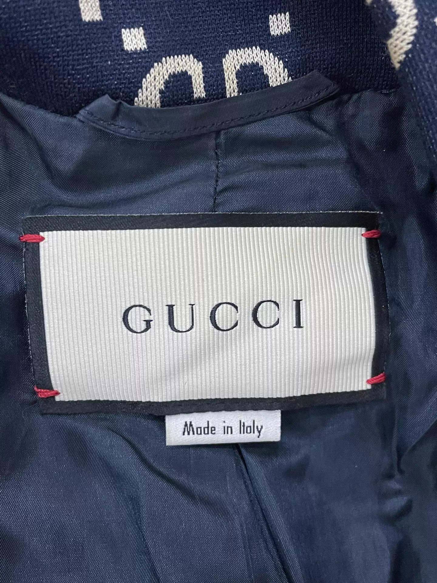 Gucci Gucci Blue All Over Logo Suit Jacket Size 38 Preppy Size XS / US 0-2 / IT 36-38 - 4 Thumbnail