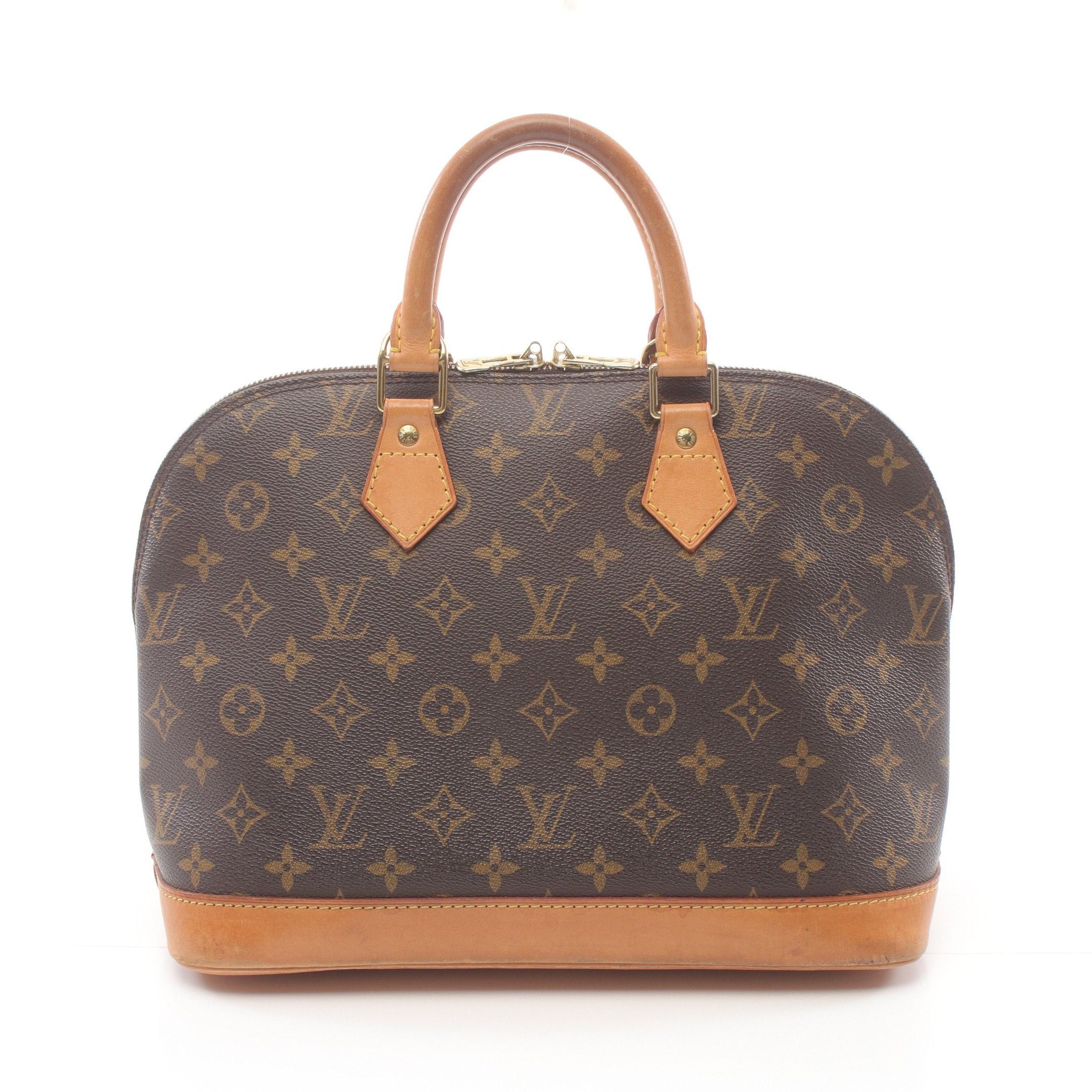Louis Vuitton Louis Vuitton Alma Pm Monogram Handbag Leather Brown Size ONE SIZE - 1 Thumbnail