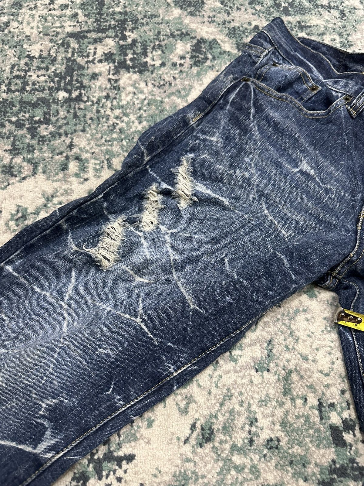 14th Addiction Japanese Beach Sound Denim Pants Bootcut Seditionaries Punk Size US 32 / EU 48 - 7 Thumbnail