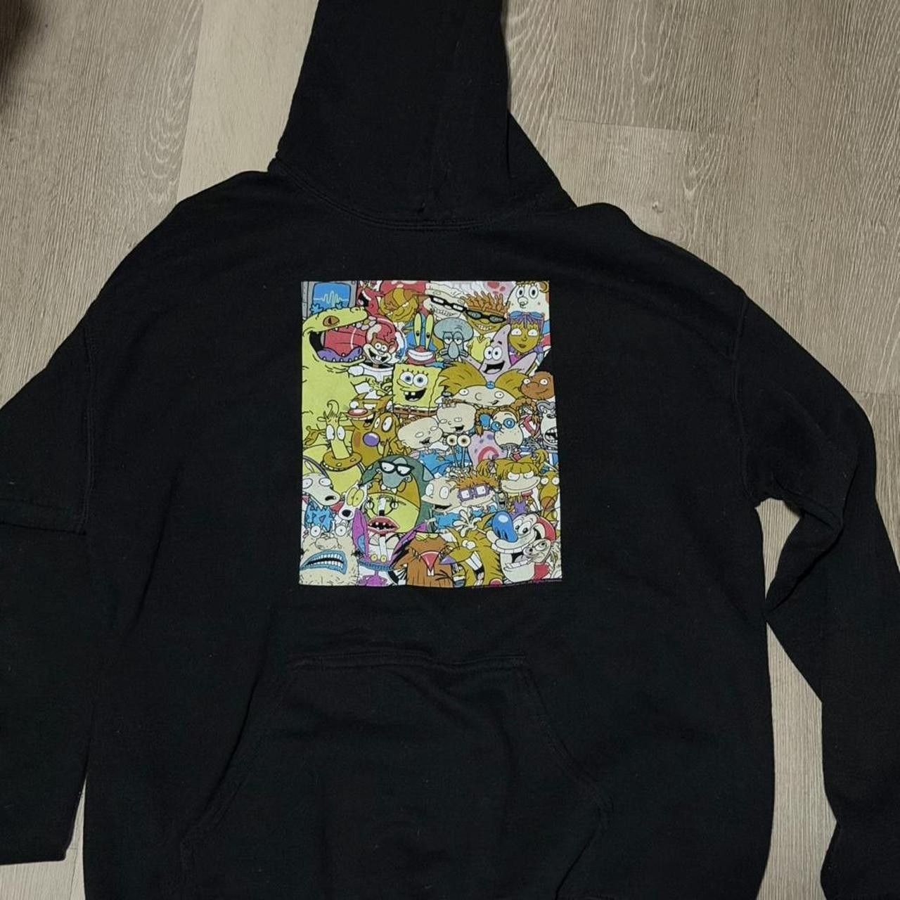 Other Black Nickelodeon hoodie with multicoloured patches Size US M / EU 48-50 / 2 - 1 Thumbnail